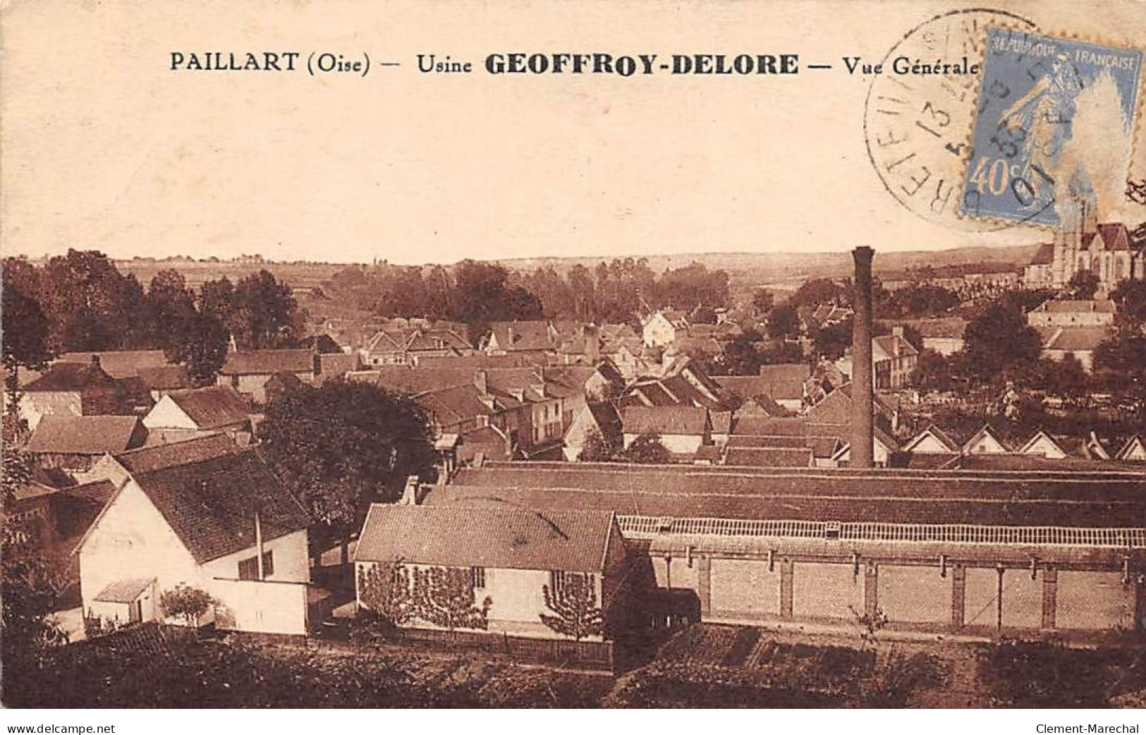 PAILLART - Usine Geoffroy Delore - Vue Générale - Très Bon état - Other & Unclassified