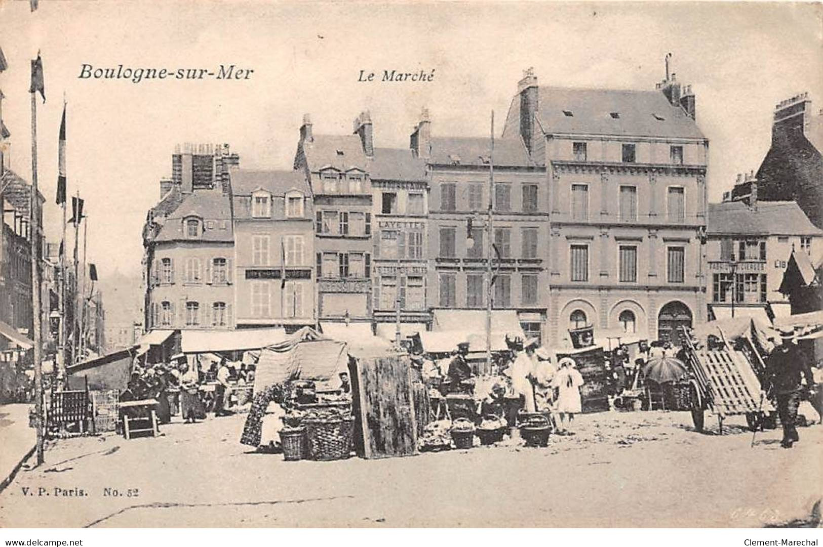 BOULOGNE SUR MER - Le Marché - Très Bon état - Boulogne Sur Mer