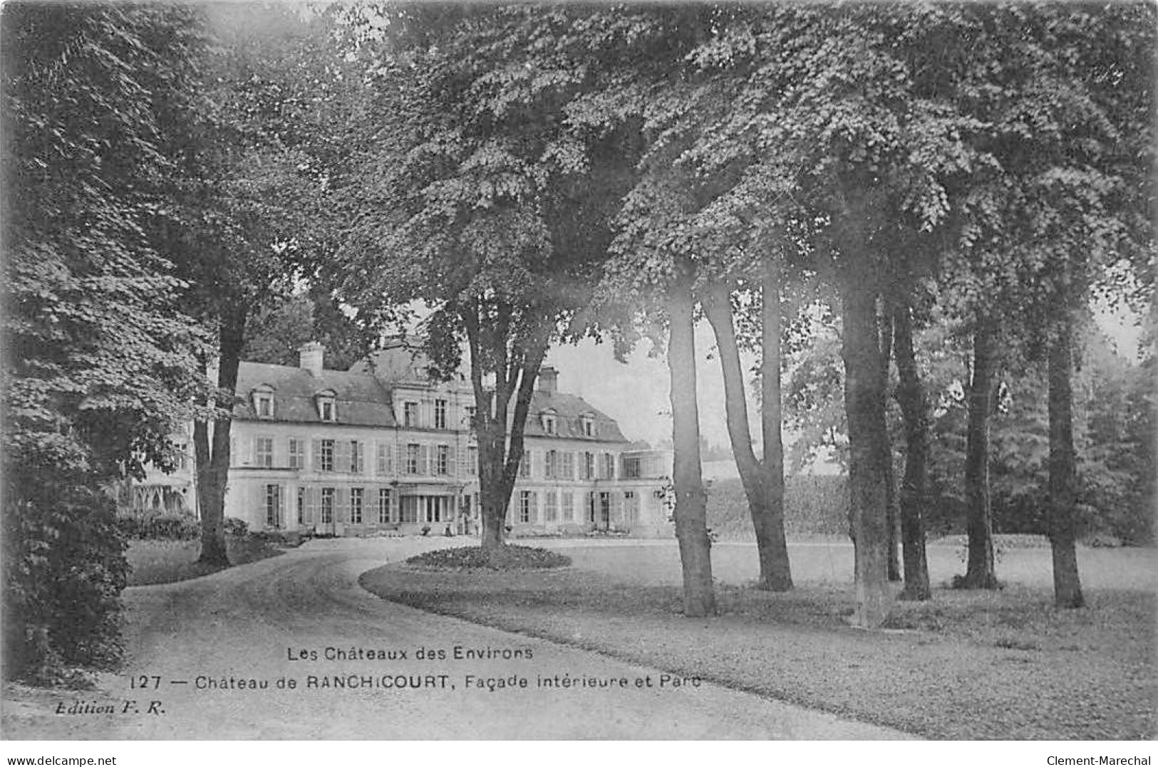 Château De RANCHICOURT - Façade Intérieure Et Parc - Très Bon état - Autres & Non Classés