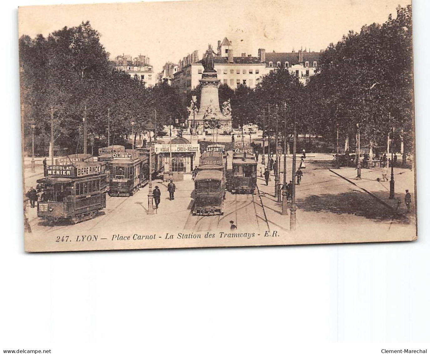 LYON - Place Carnot - La Station Des Tramways - Très Bon état - Other & Unclassified