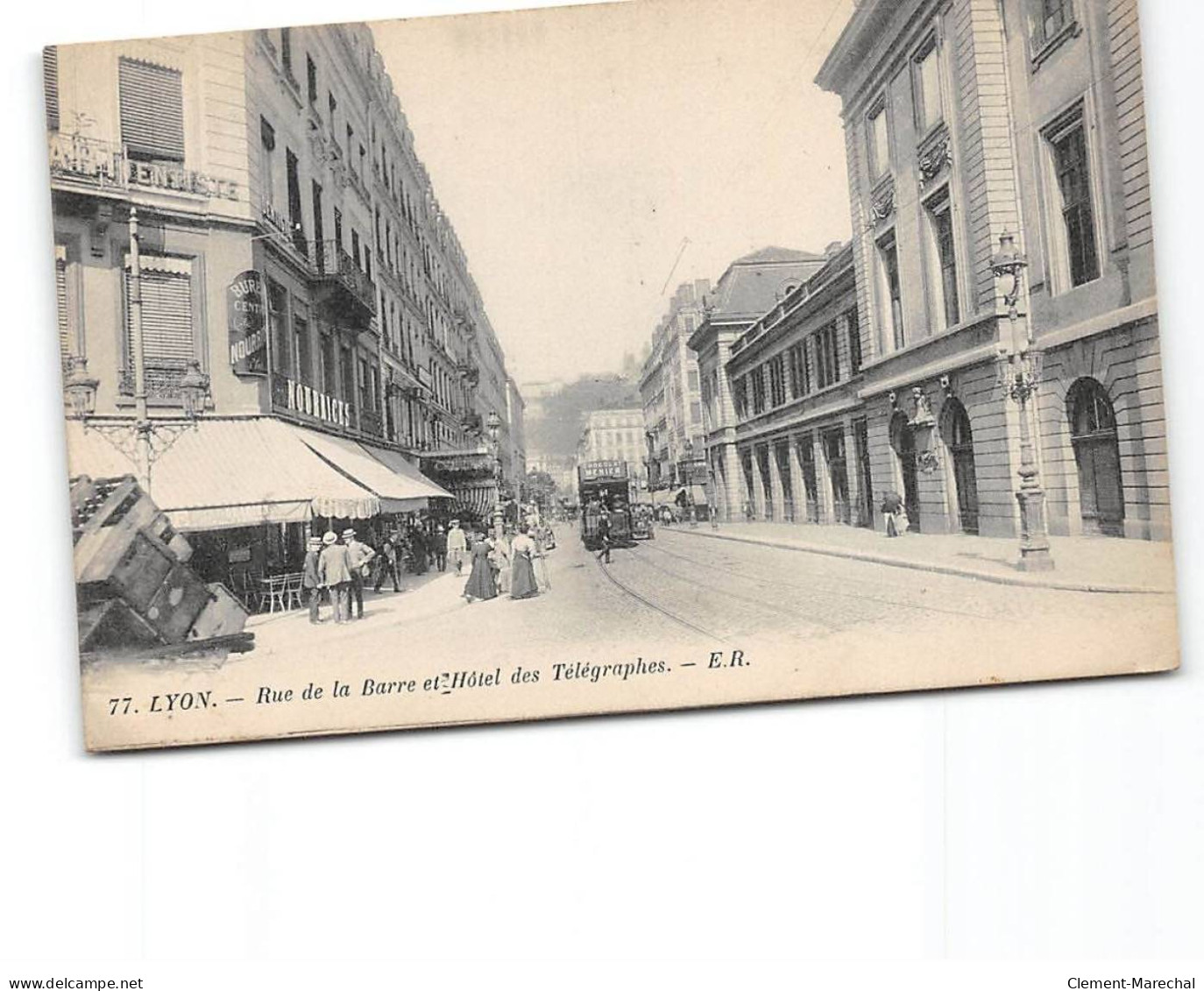 LYON - Rue De La Barre Et Hôtel Des Télégraphes - Très Bon état - Other & Unclassified