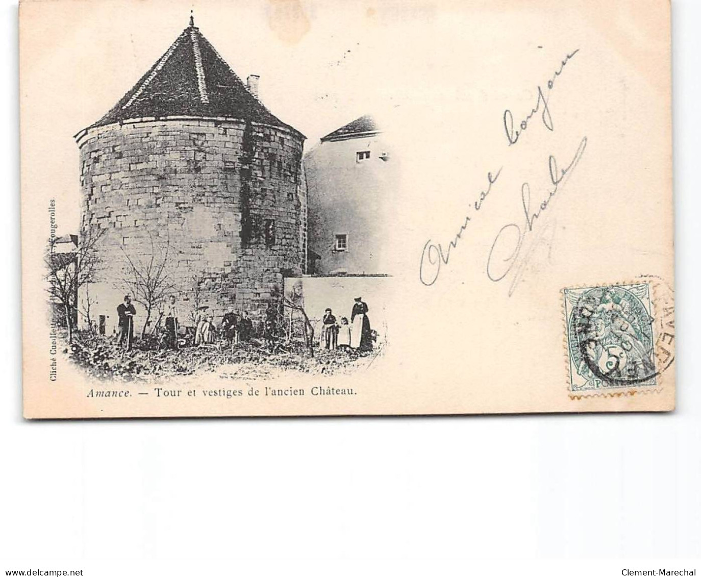 AMANCE - Tour Et Vestiges De L'ancien Château - Très Bon état - Amance