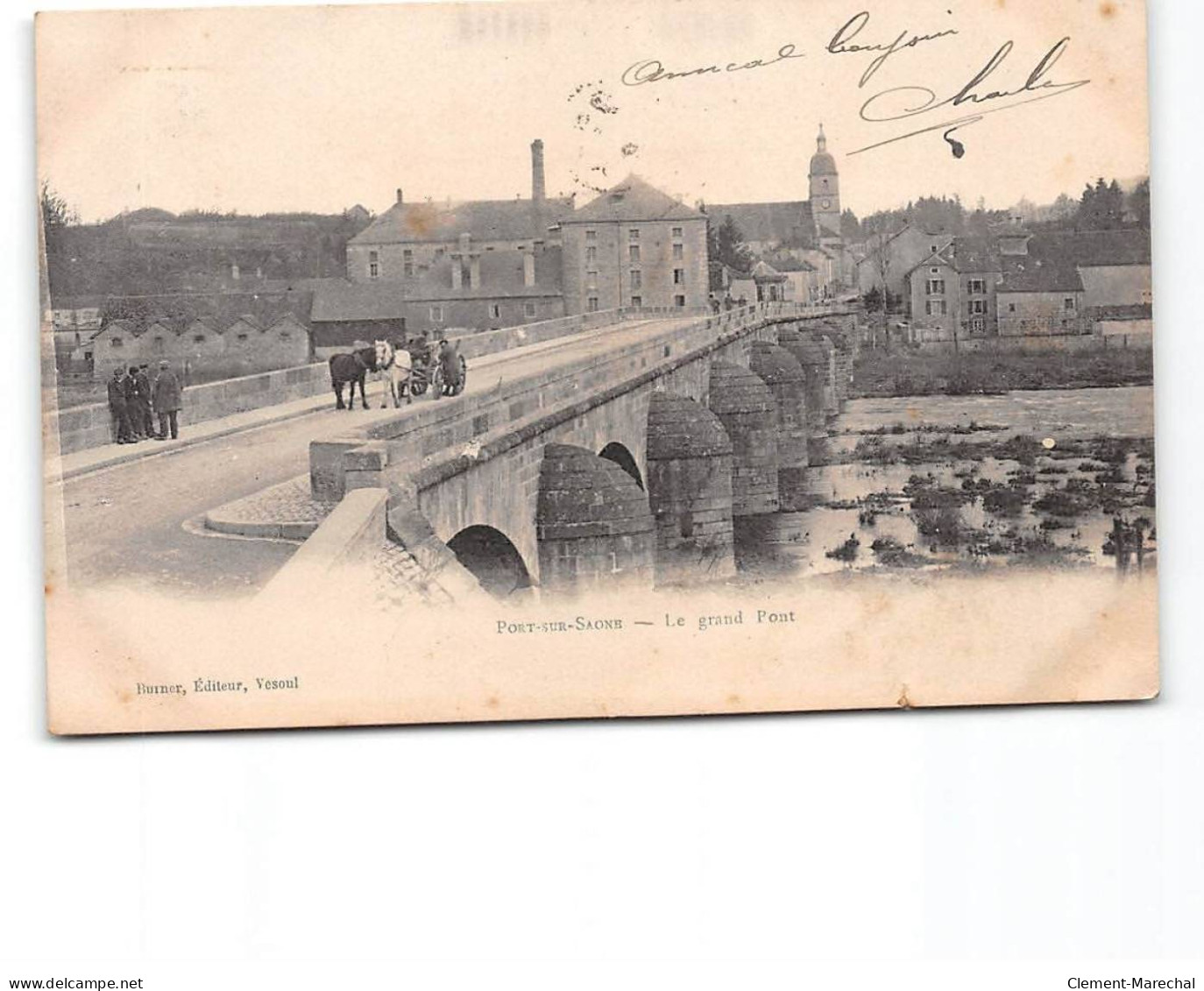 PORT SUR SAONE - Le Grand Pont - Très Bon état - Port-sur-Saône