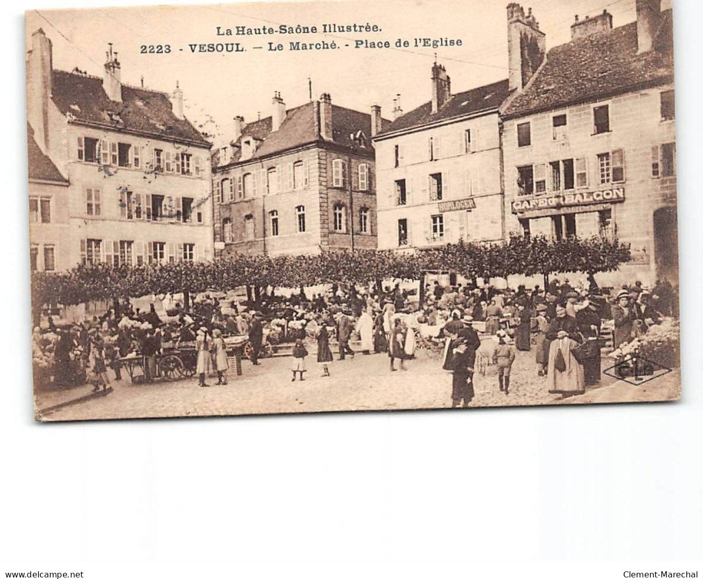 VESOUL - Le Marché - Place De L'Eglise - Très Bon état - Vesoul