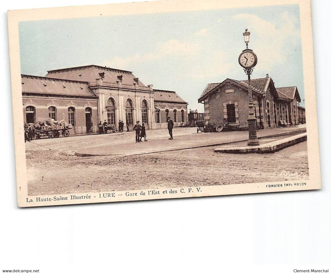 LURE - Gare De L'Est Et Des CFV - Très Bon état - Lure