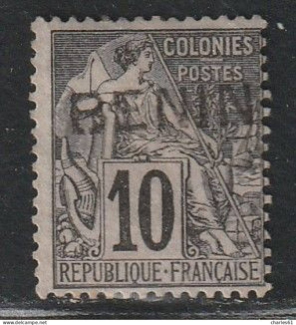 BENIN - N°5 Nsg (1892) 10c Noir Sur Lilas - Oblitérés