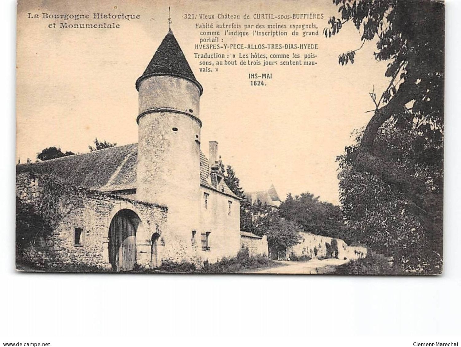 Vieux Château De CURTIL SOUS BUFFIERES - Très Bon état - Sonstige & Ohne Zuordnung