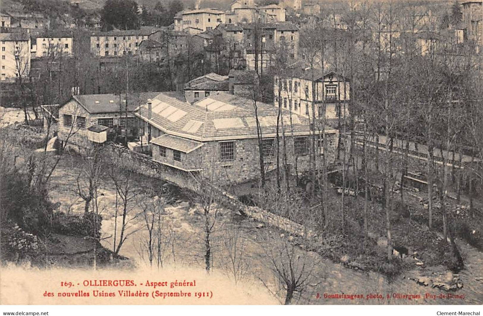 OLLIERGUES - Aspect Général Des Nouvelles Usines Villadère - Septembre 1911 - Très Bon état - Olliergues