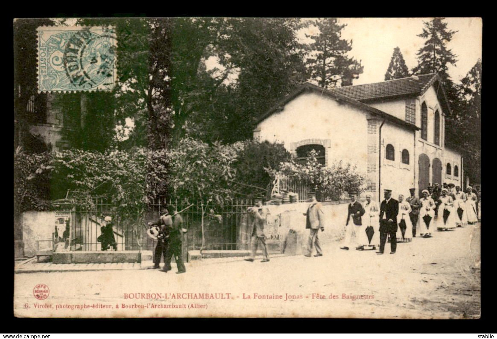 03 - BOURBON-L'ARCHAMBAULT - LA FONTAINE JONAS - FETE DES BAIGNEURS - Bourbon L'Archambault