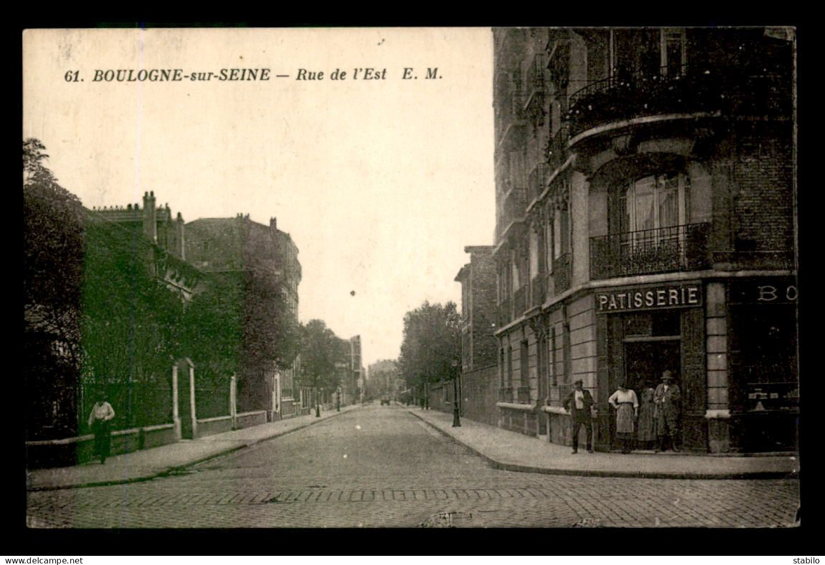 92 - BOULOGNE - RUE DE L'EST - PATISSERIE - Boulogne Billancourt