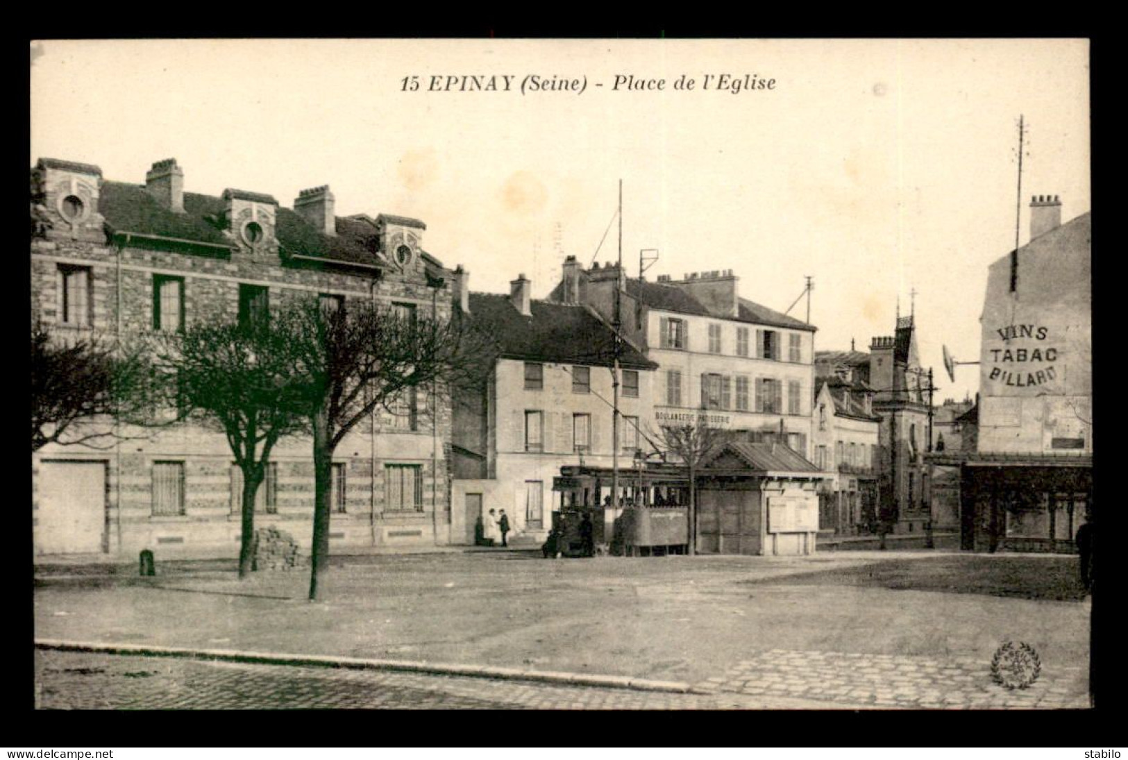 93 - EPINAY-SUR-SEINE - PLACE DE L'EGLISE - Other & Unclassified