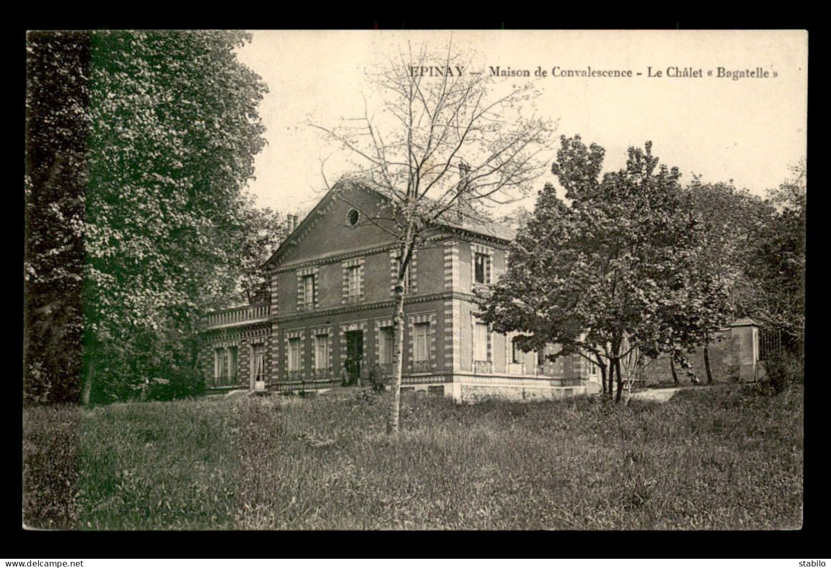 93 - EPINAY-SUR-SEINE - MAISON DE CONVALESCENCE - LE CHALET BAGATELLE - Other & Unclassified