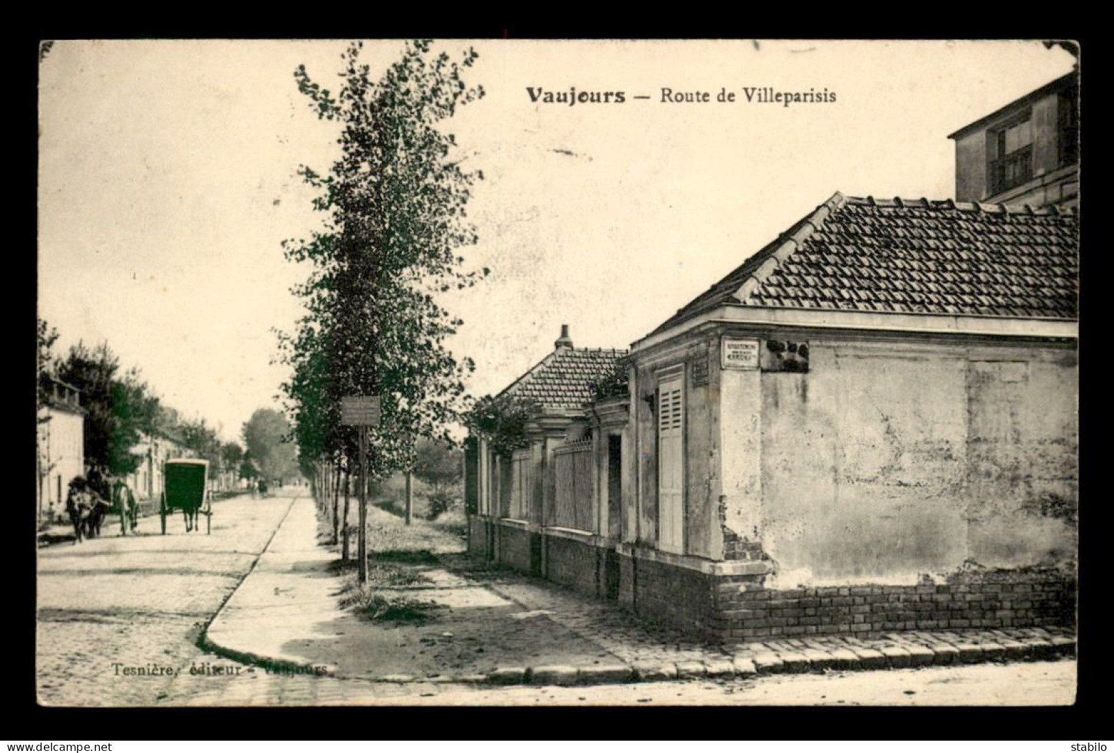 93 - VAUJOURS - ROUTE DE VILLEPARISIS - Sonstige & Ohne Zuordnung