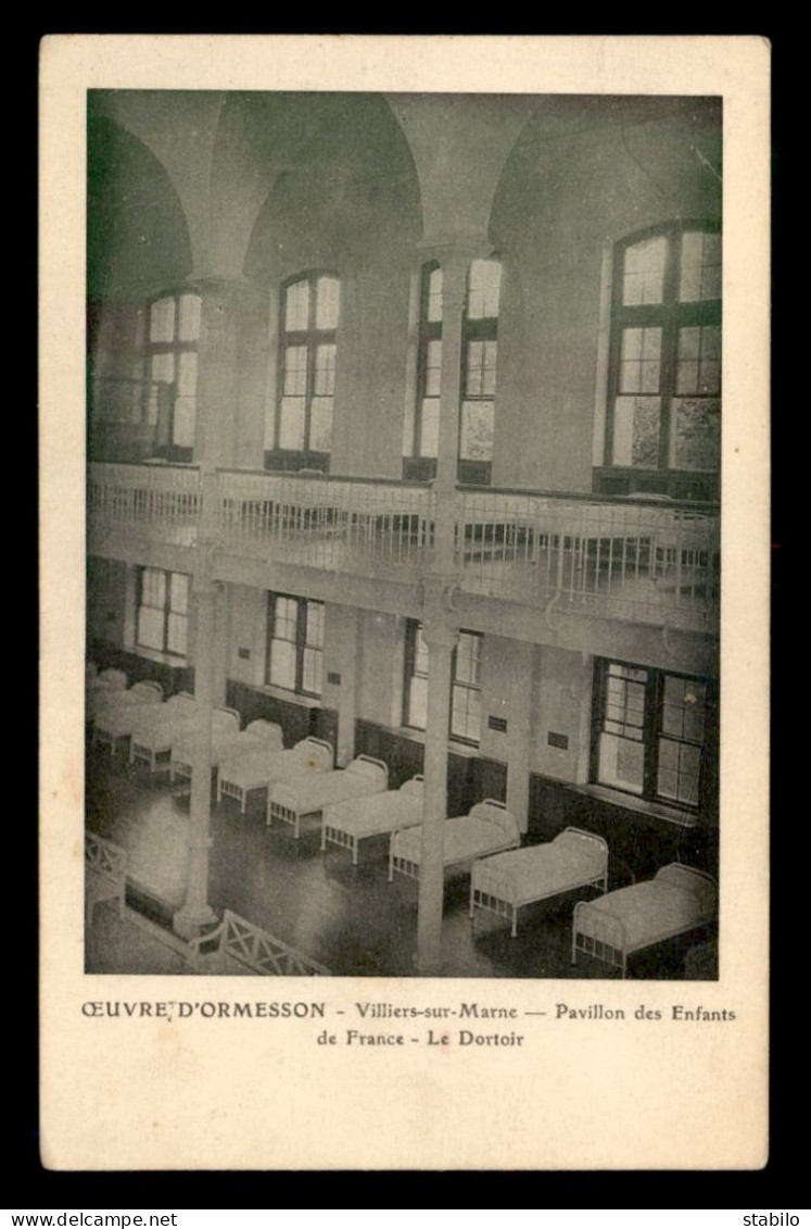 93 - NOISY-LE-GRAND - OEUVRE D'ORMESSON - PAVILLON DES ENFANTS DE FRANCE - LE DORTOIR - Noisy Le Grand