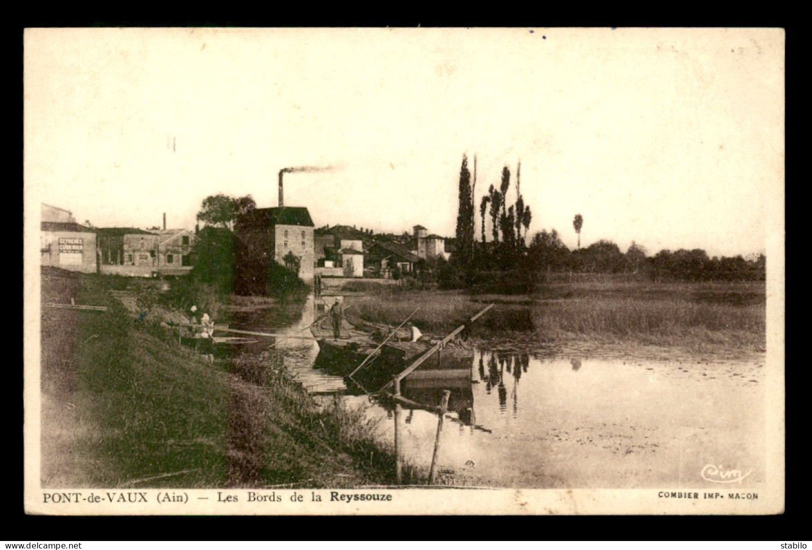 01 - PONT-DE-VAUX - LES BORDS DE LA REYSSOUZE - Pont-de-Vaux