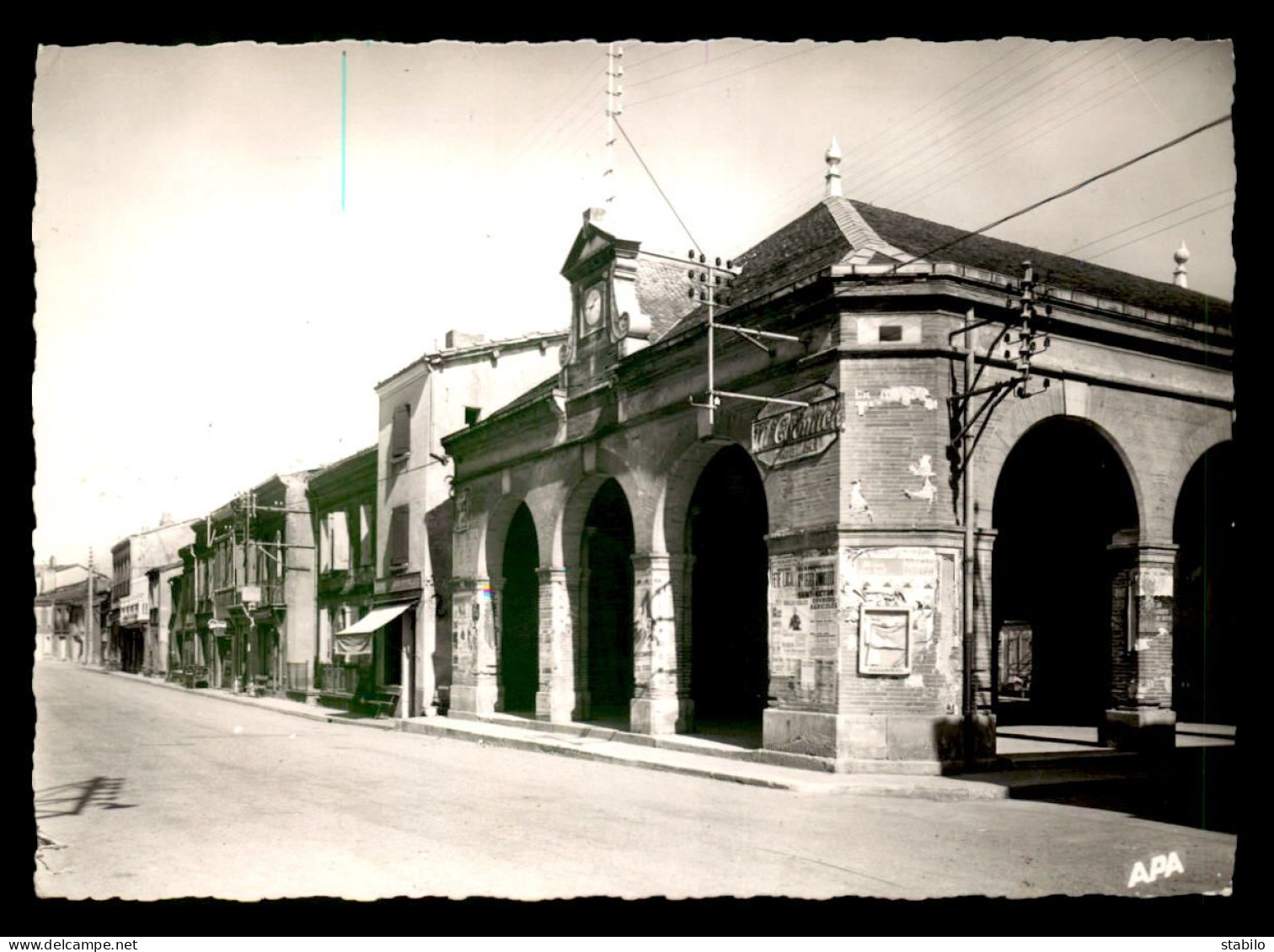 09 - LEZAT - RUE PRINCIPALE - LA HALLE - Lezat Sur Leze