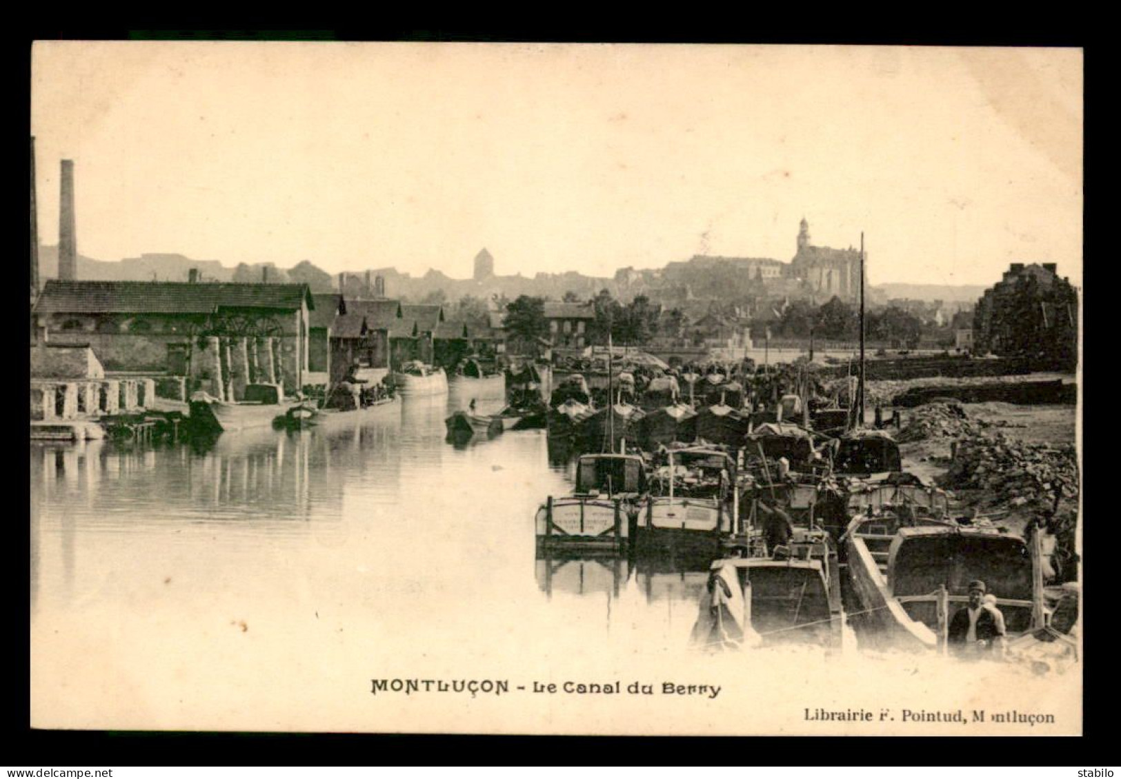 03 - MONTLUCON - LE CANAL DU BERRY - PENICHE - Montlucon