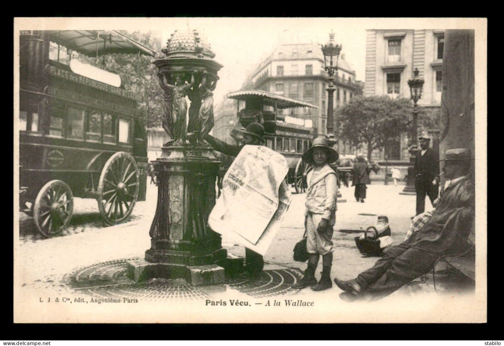 75 - PARIS - SERIE "PARIS VECU" - A LA WALLACE - Sets And Collections