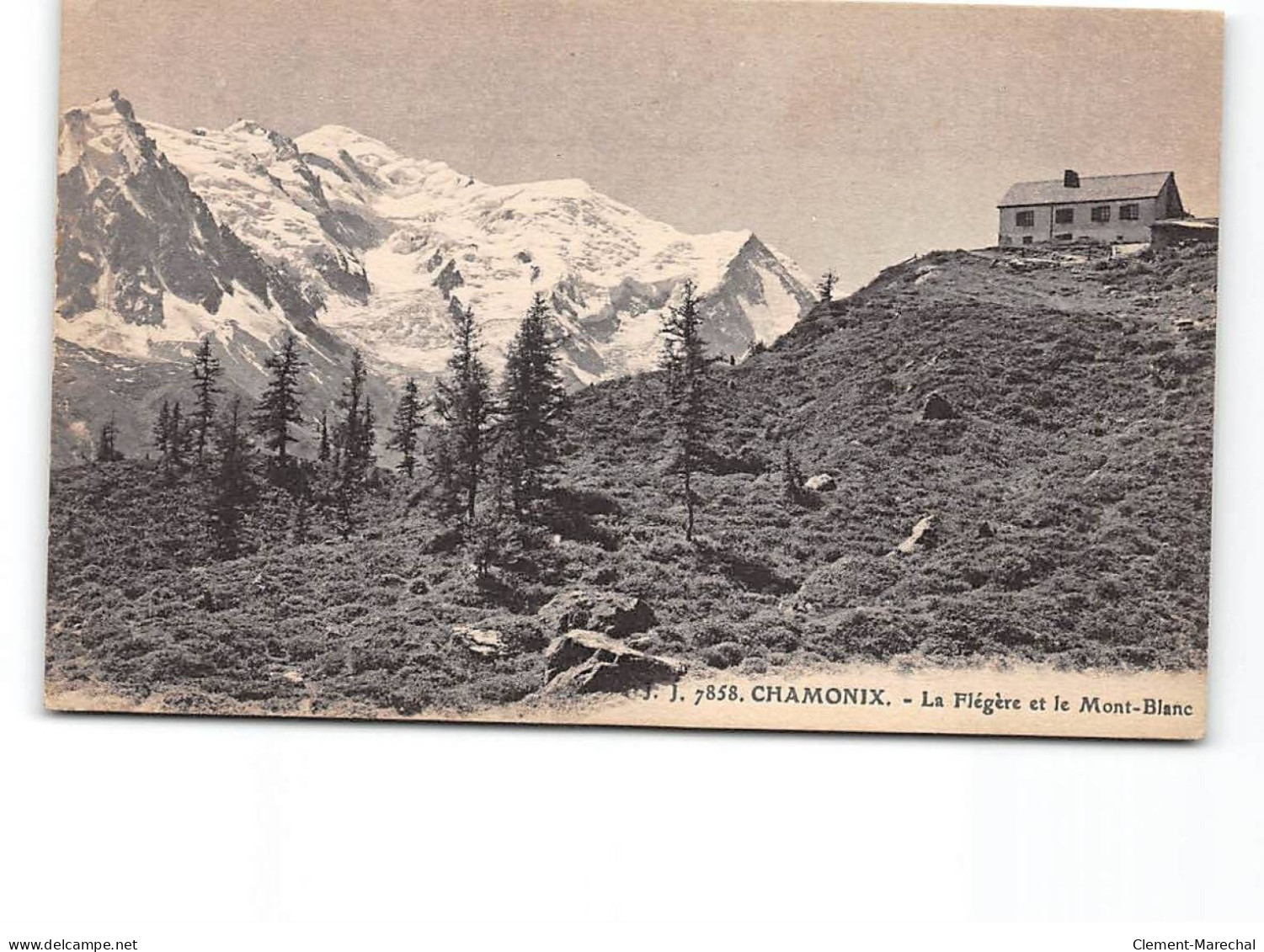 CHAMONIX - La Flégère Et Le Mont Blanc - Très Bon état - Chamonix-Mont-Blanc