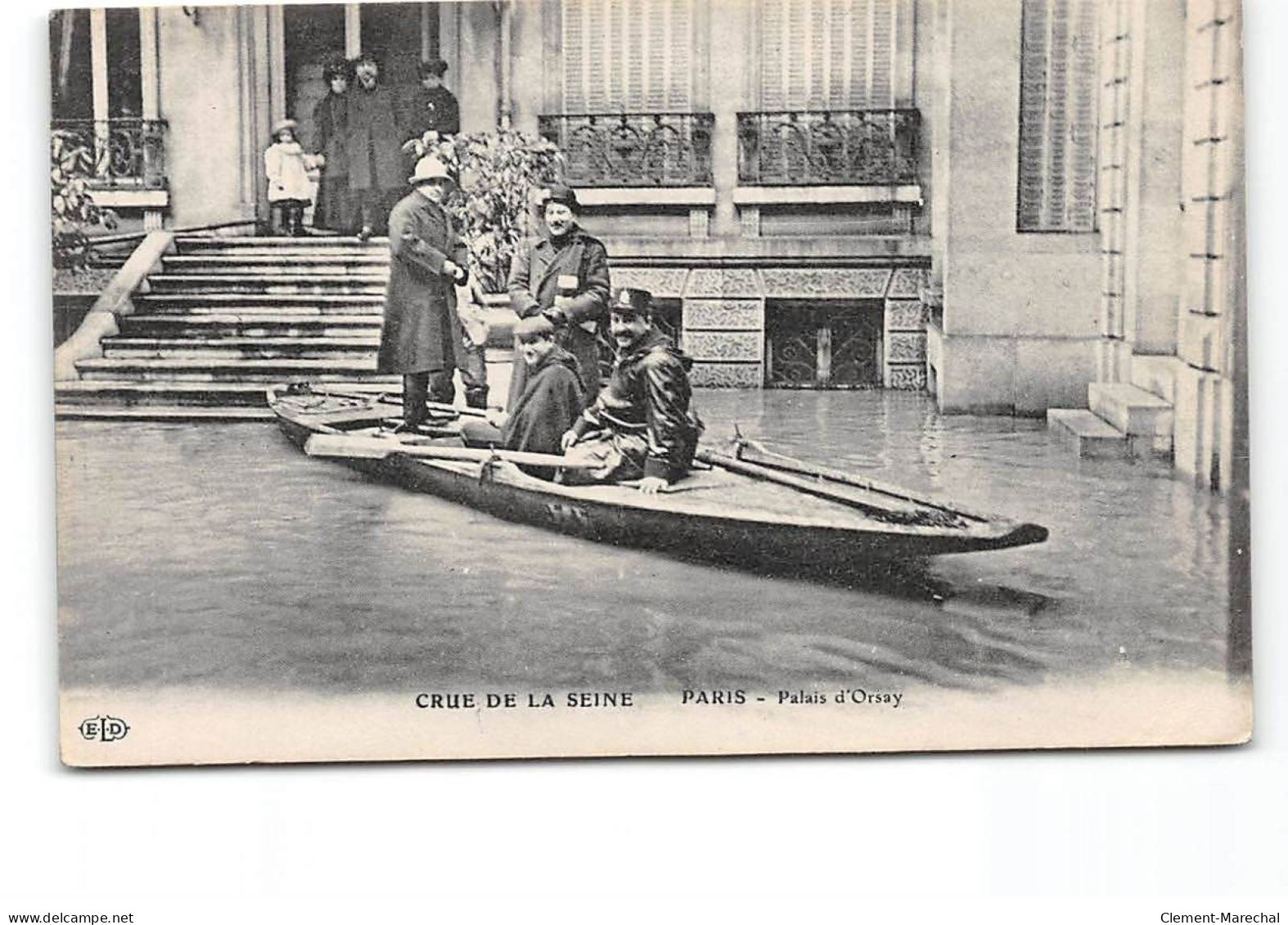 PARIS - Crue De La Seine - Palais D'Orsay - Très Bon état - Paris Flood, 1910