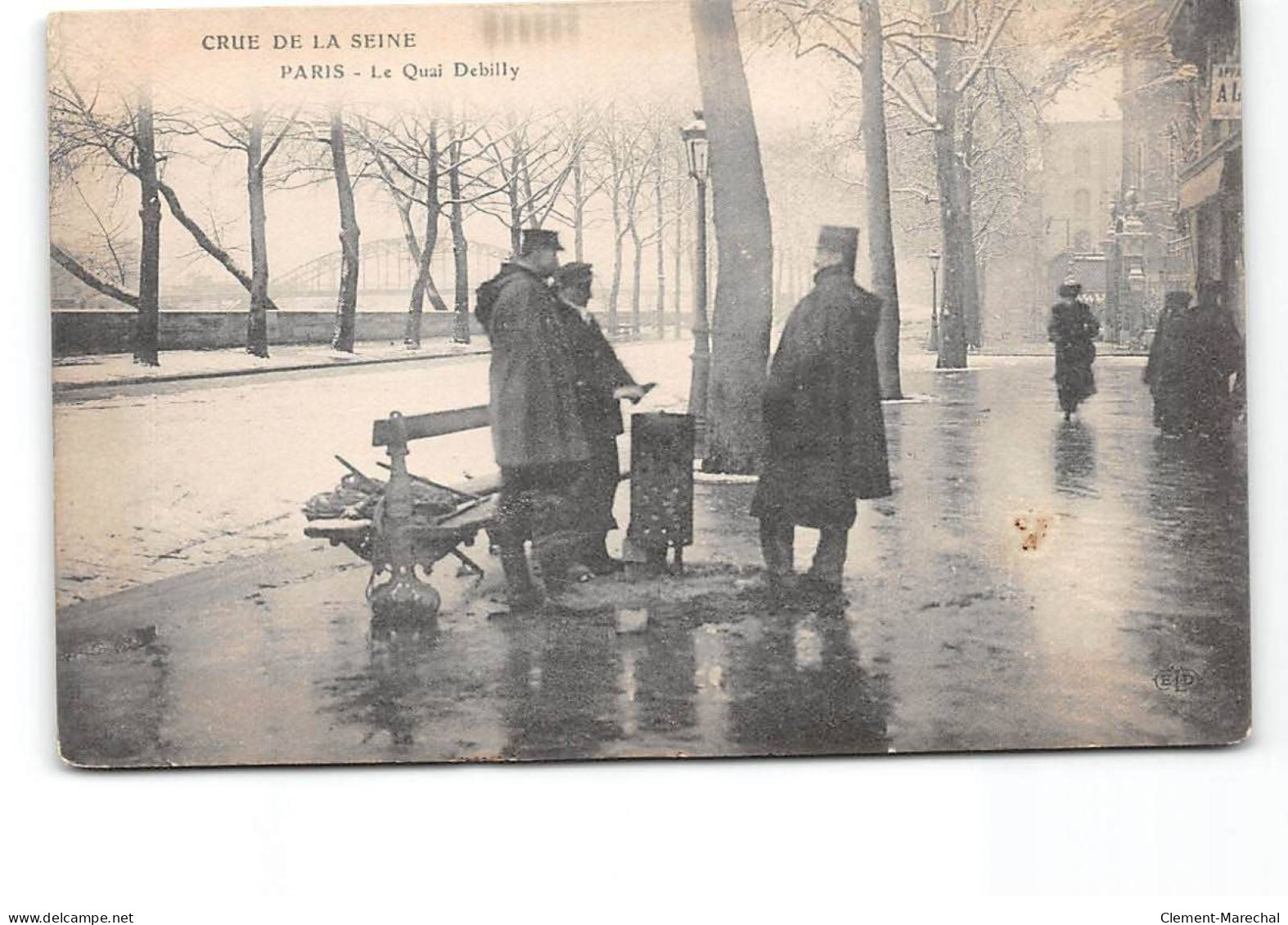 PARIS - Crue De La Seine - Le Quai Debilly - Très Bon état - Paris Flood, 1910