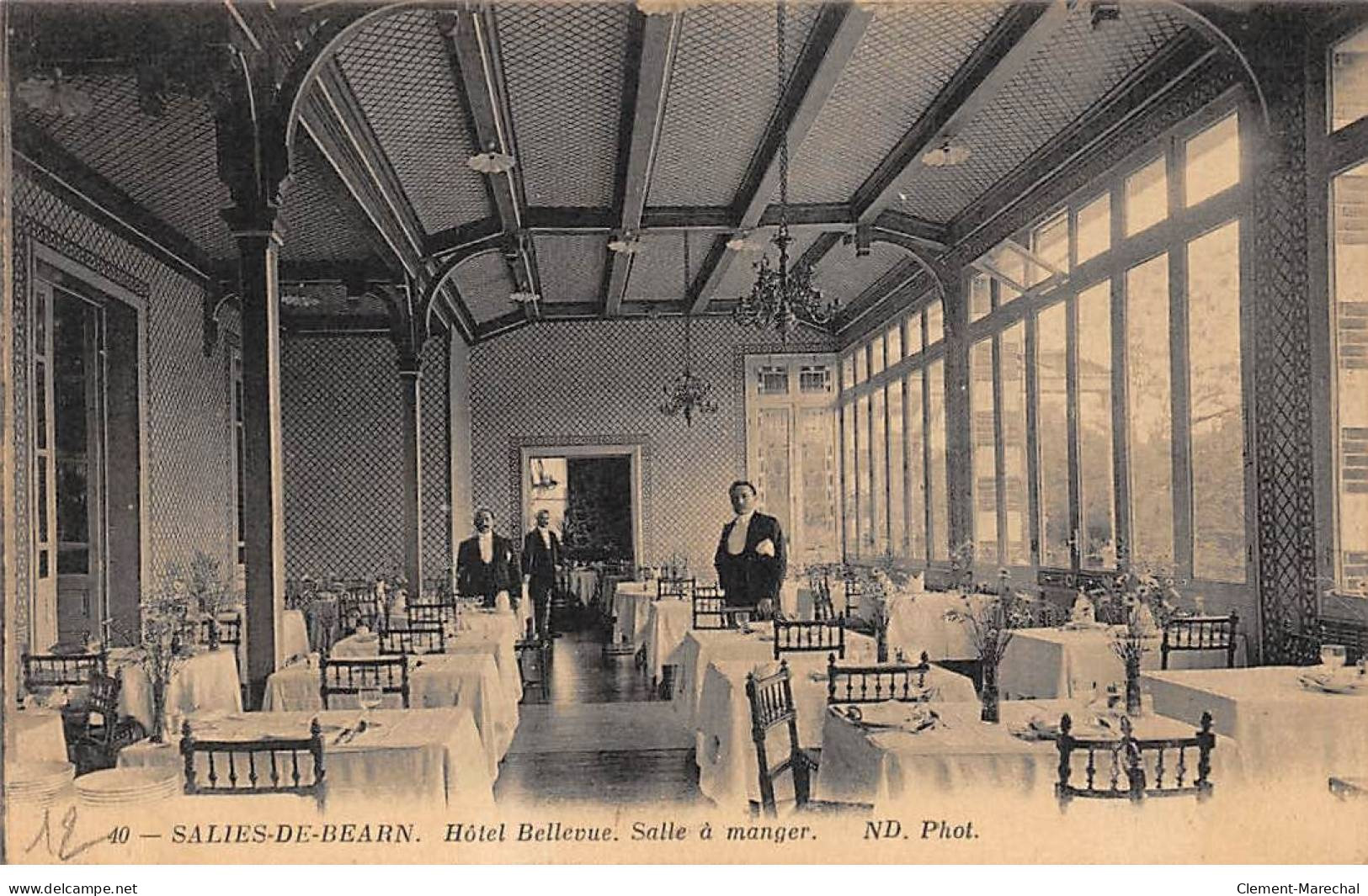 SALIES DE BEARN - Hôtel Bellevue - Salle à Manger - Très Bon état - Salies De Bearn