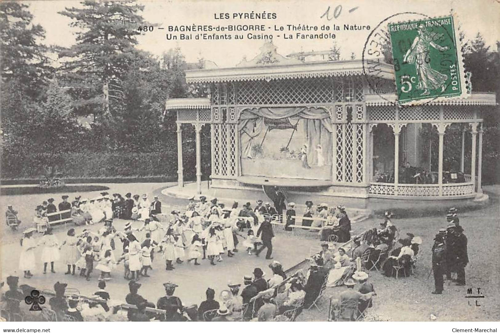 BAGNERES DE BIGORRE - Le Théâtre De La Nature - Un Bal D'Enfants Au Casino - La Farandole - Très Bon état - Bagneres De Bigorre