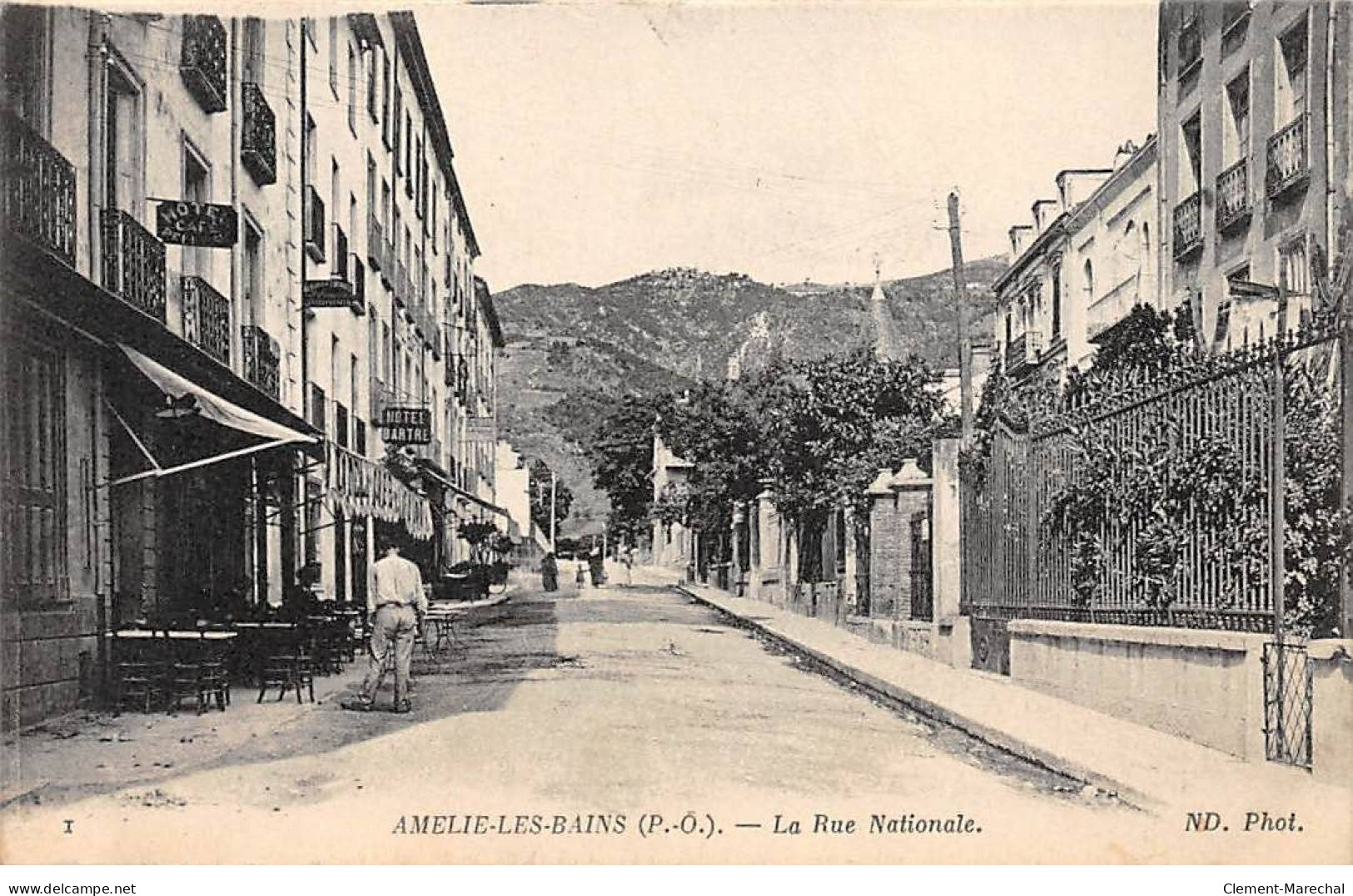 AMELIE LES BAINS - La Rue Nationale - Très Bon état - Amélie-les-Bains-Palalda