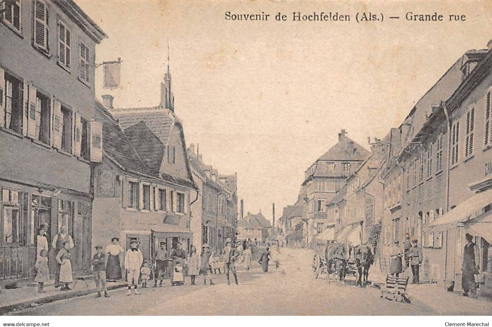 Souvenir De HOCHFELDEN - Grande Rue - Très Bon état - Hochfelden