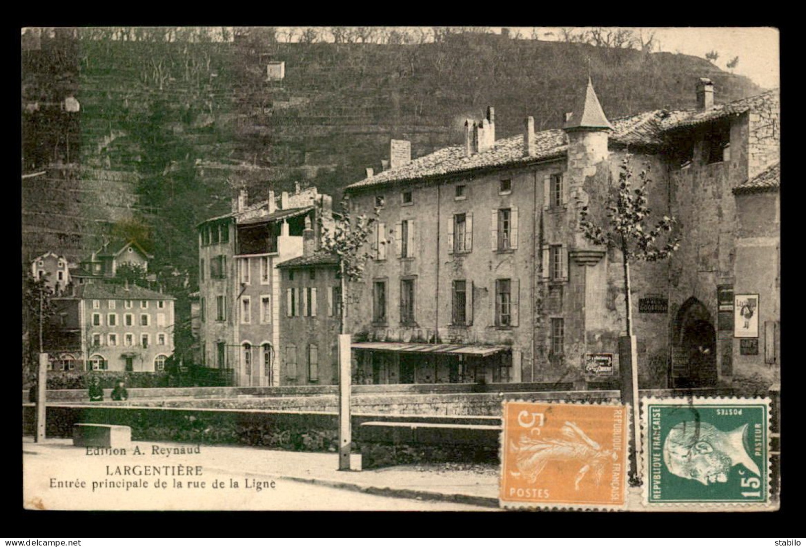 07 - LARGENTIERE - RUE DE LA LIGNE - Largentiere