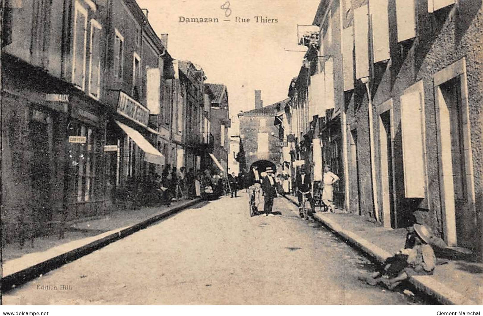 DAMAZAN - Rue Thiers - état - Damazan