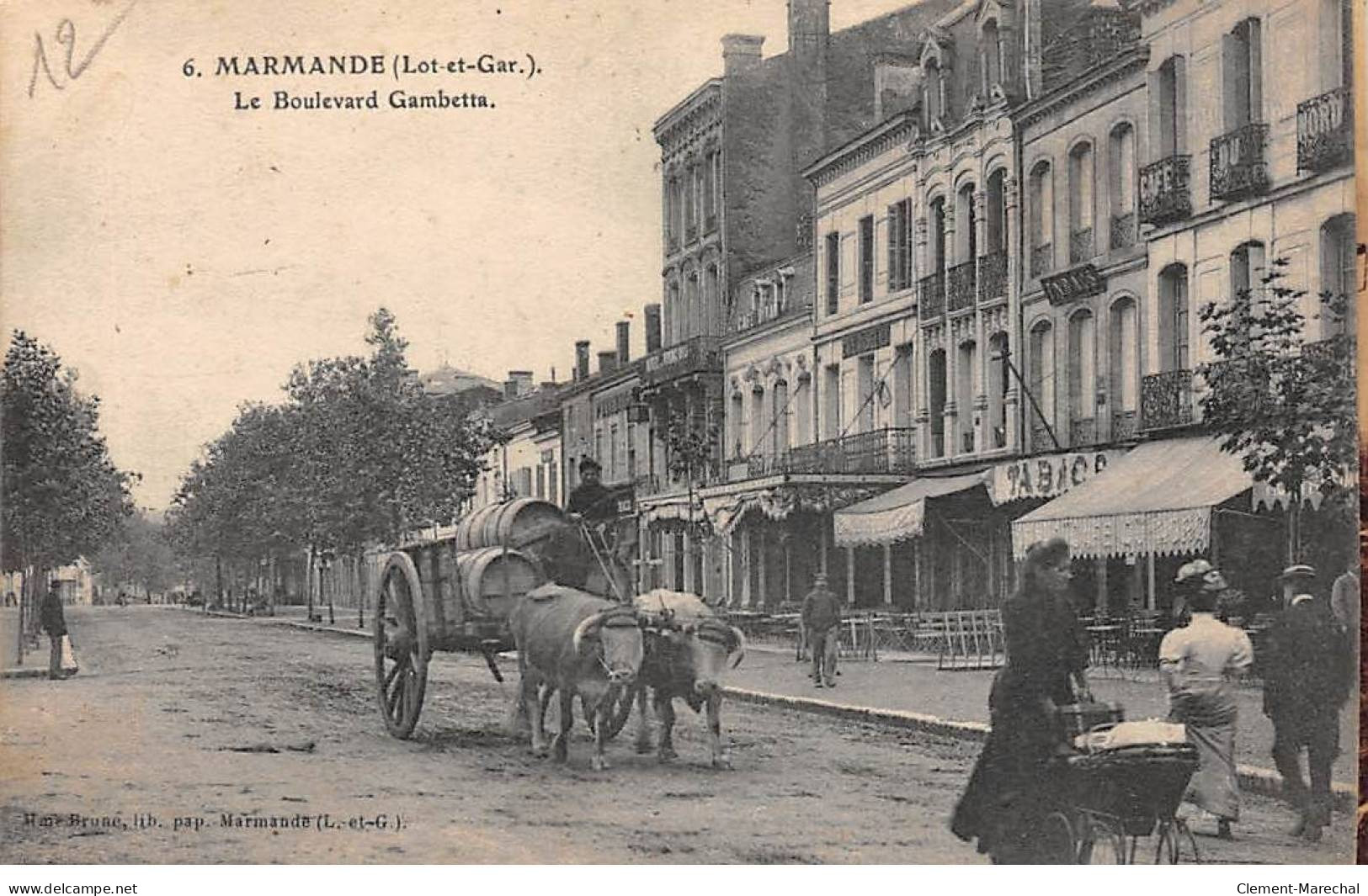 MARMANDE - Le Boulevard Gambetta - Très Bon état - Marmande