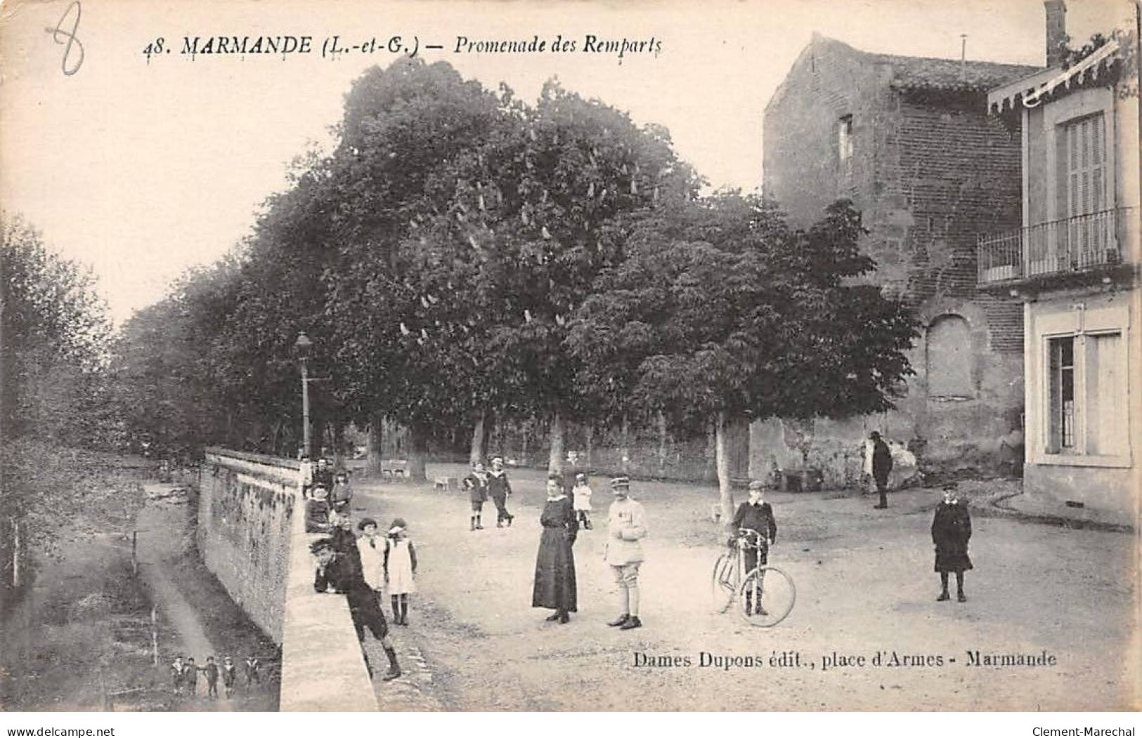 MARMANDE - Promenade Des Remparts - Très Bon état - Marmande