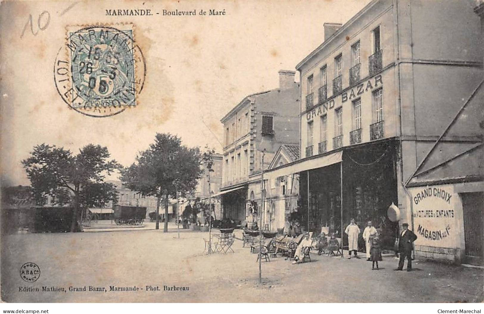 MARMANDE - Boulevard De Maré - état - Marmande