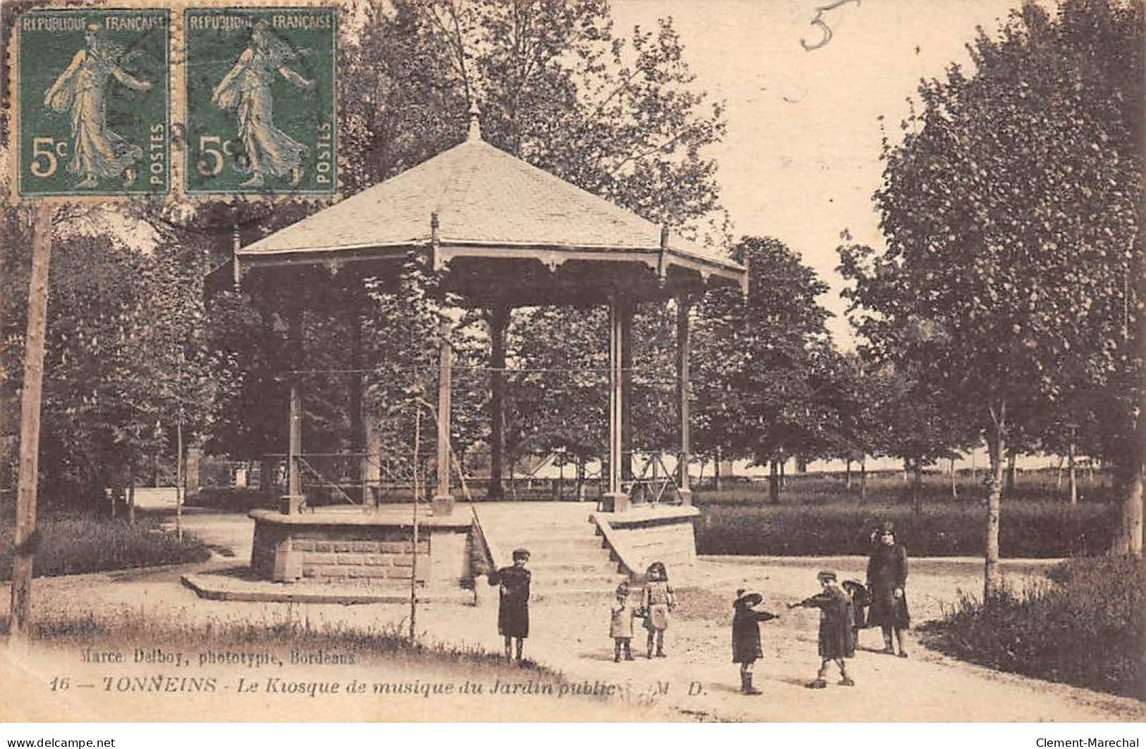 TONNEINS - Le Kiosque De Musique Du Jardin Public - Très Bon état - Tonneins