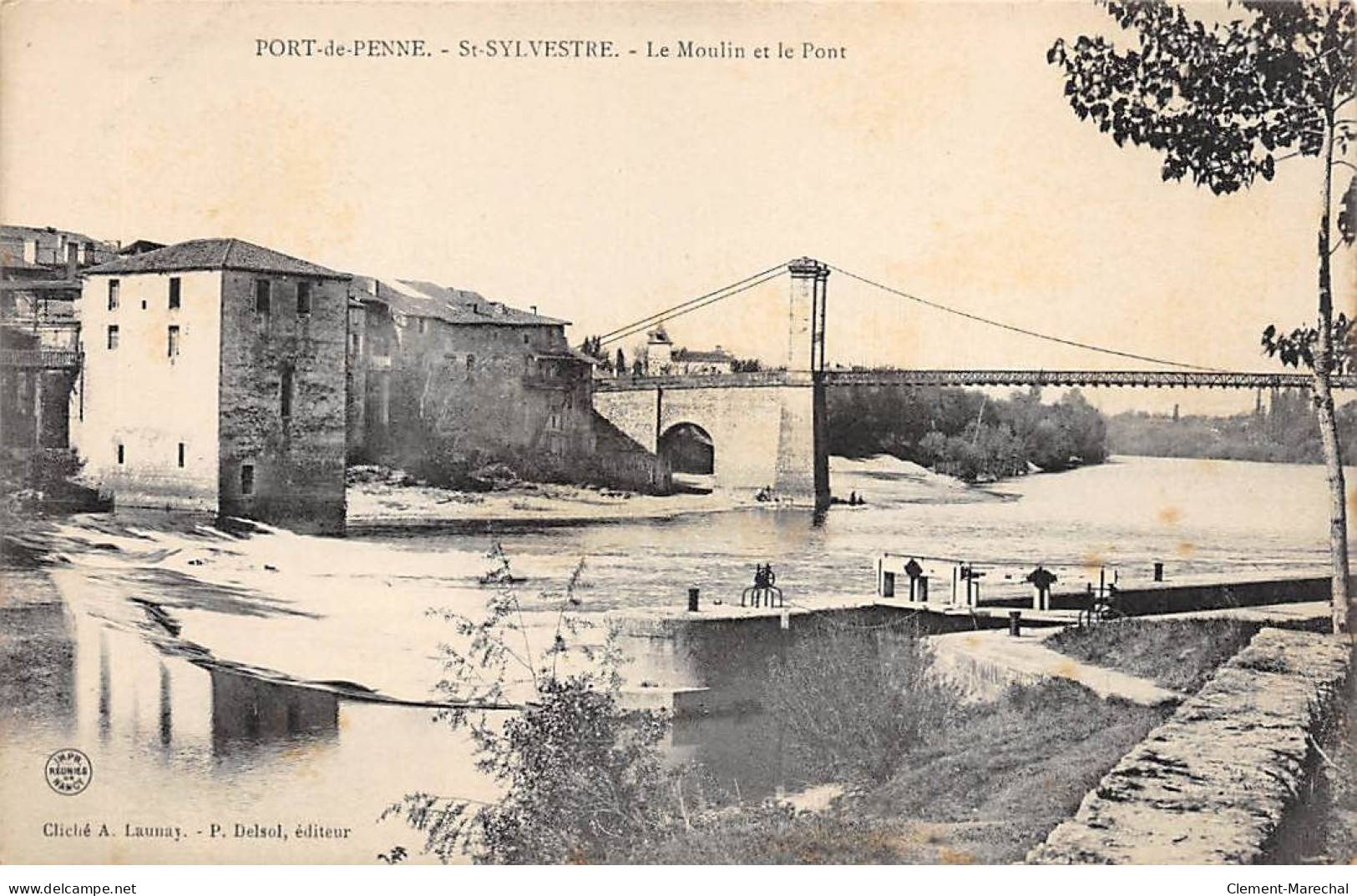 PORT DE PENNE - SAINT SYLVESTRE - Le Moulin Et Le Pont - Très Bon état - Autres & Non Classés