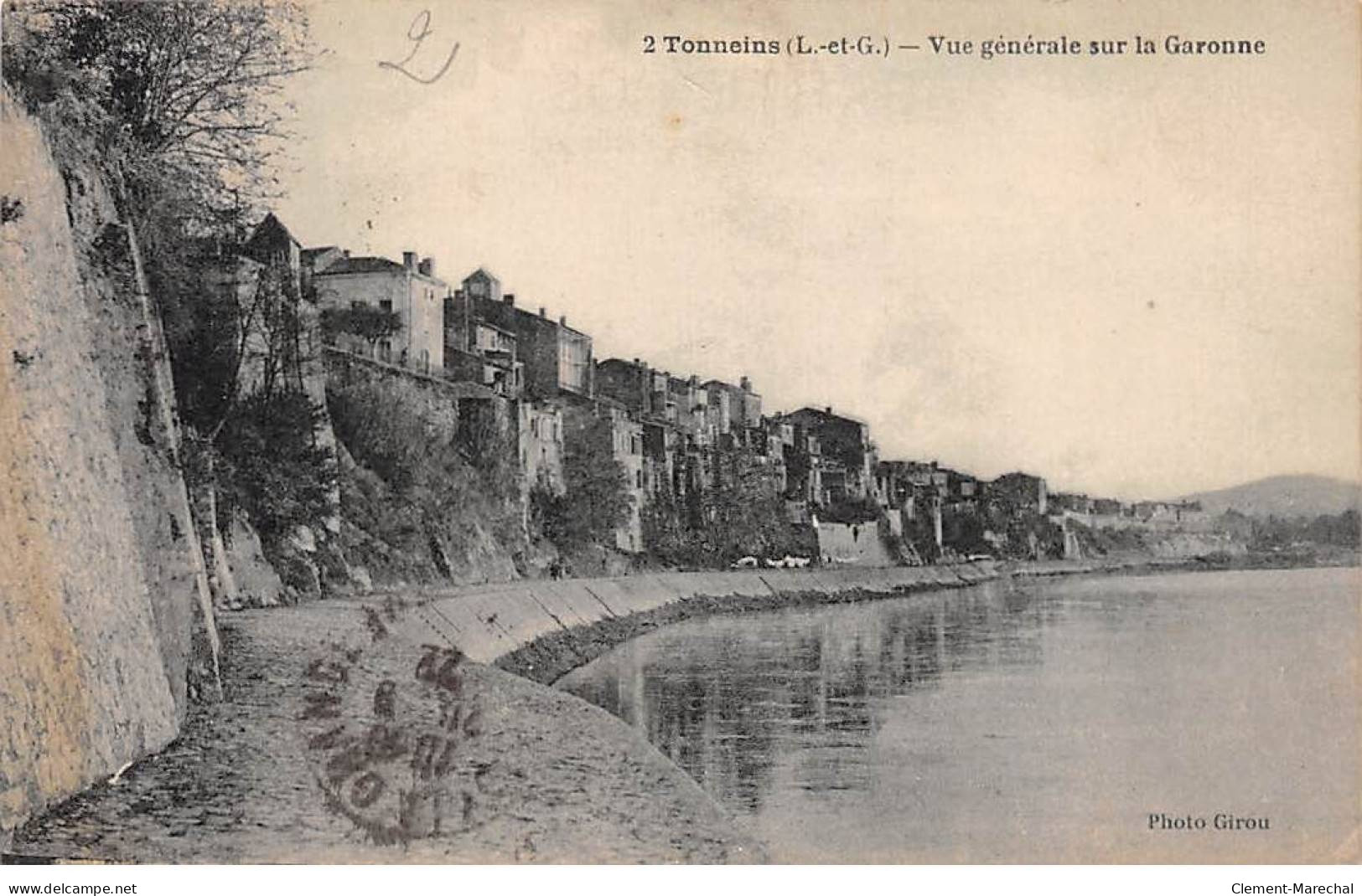 TONNEINS - Vue Générale Sur La Garonne - Très Bon état - Tonneins