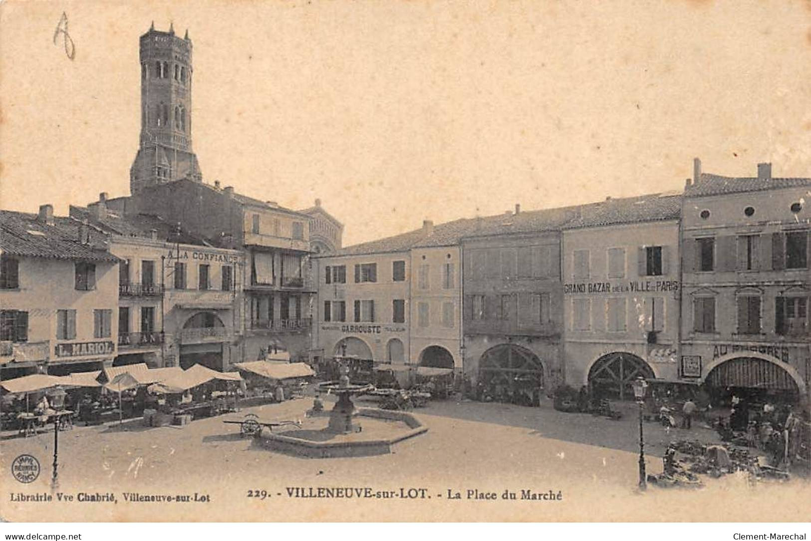 VILLENEUVE SUR LOT - La Place Du Marché - Très Bon état - Villeneuve Sur Lot