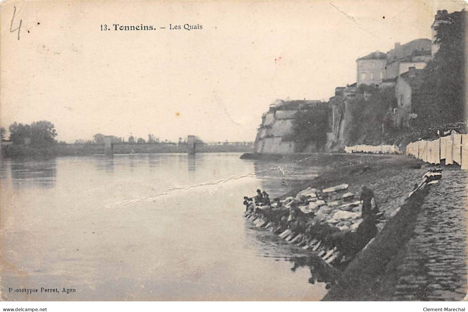 TONNEINS - Les Quais - état - Tonneins