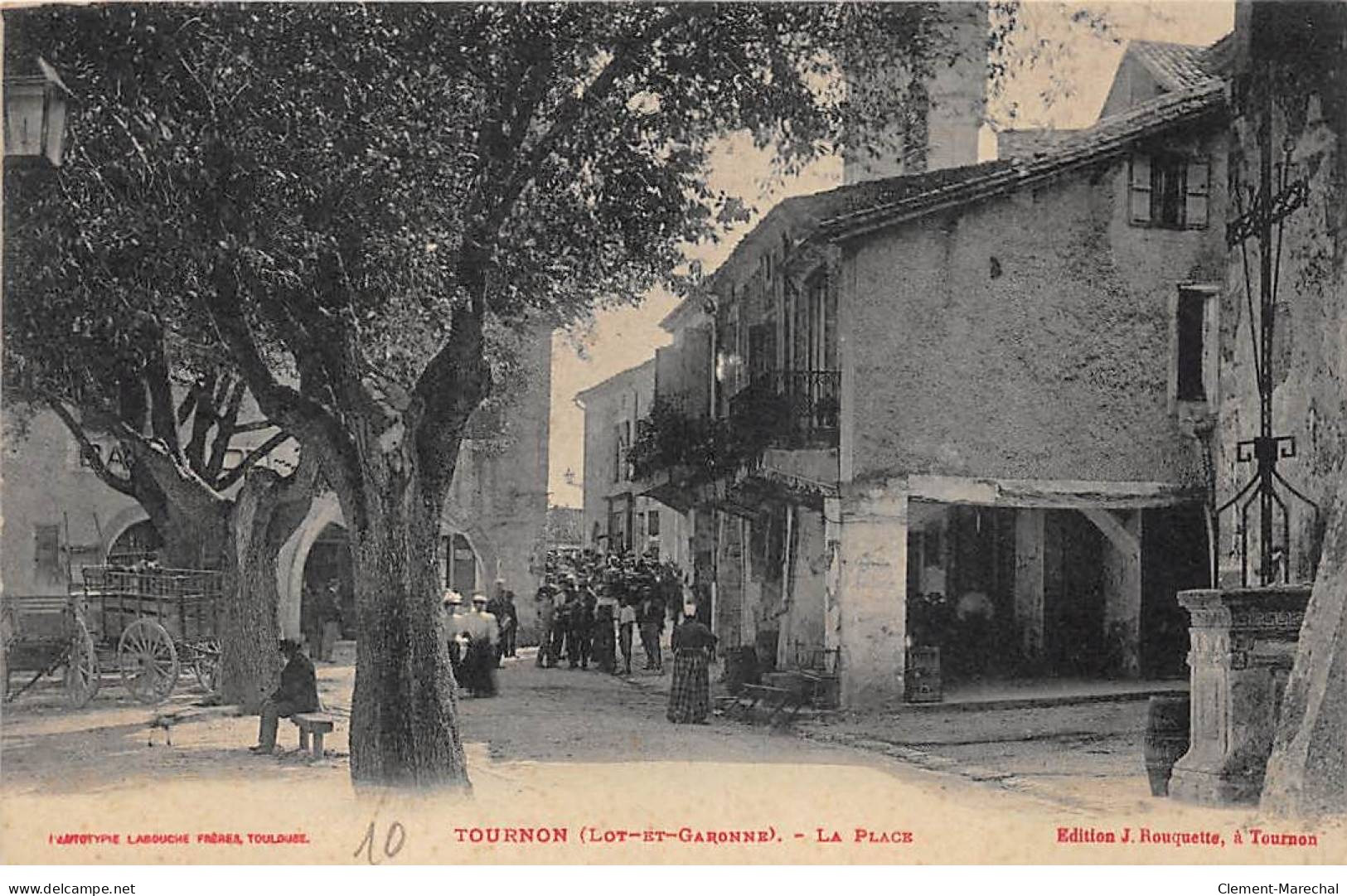 TOURNON - La Place - Très Bon état - Tournon D'Agenais