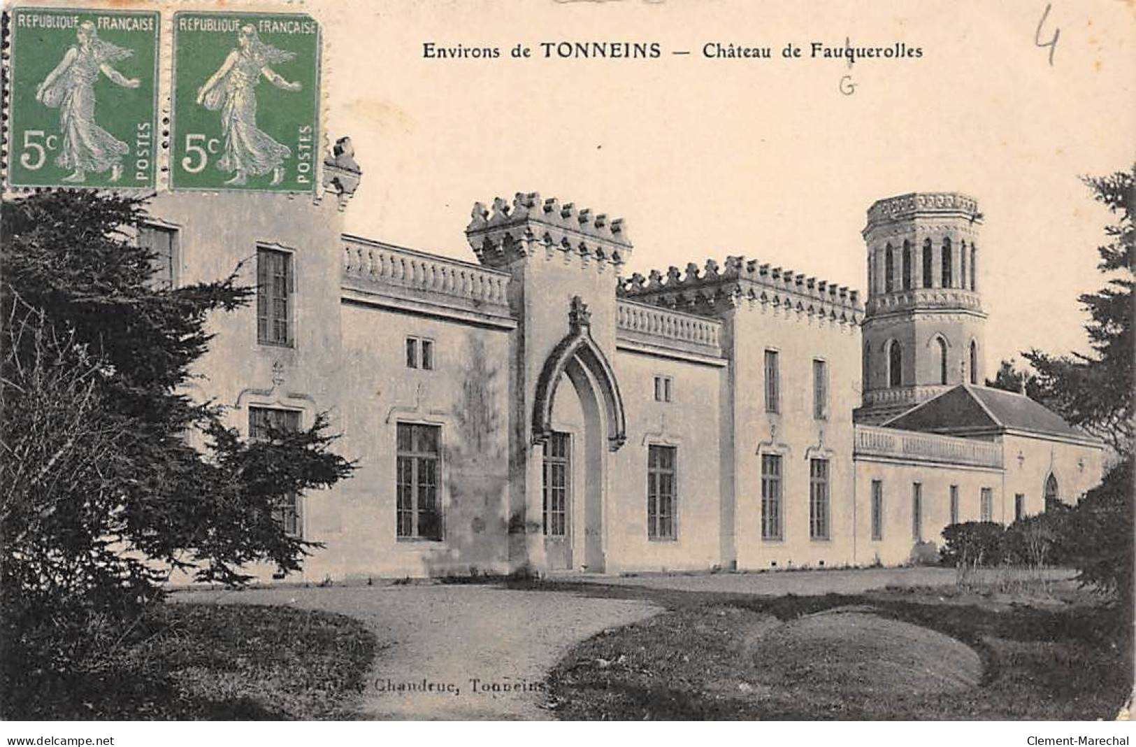 Environs De TONNEINS - Château De FAUQUEROLLES - Très Bon état - Other & Unclassified