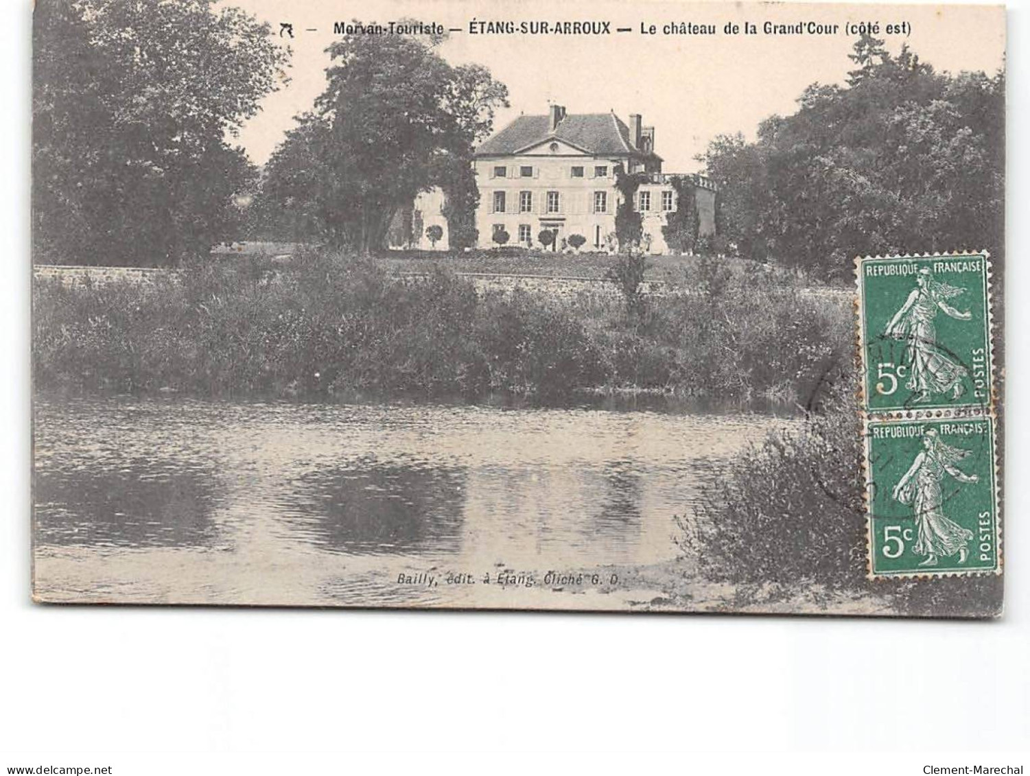 ETANG SUR ARROUX - Le Château De La Grand Cour - Très Bon état - Other & Unclassified