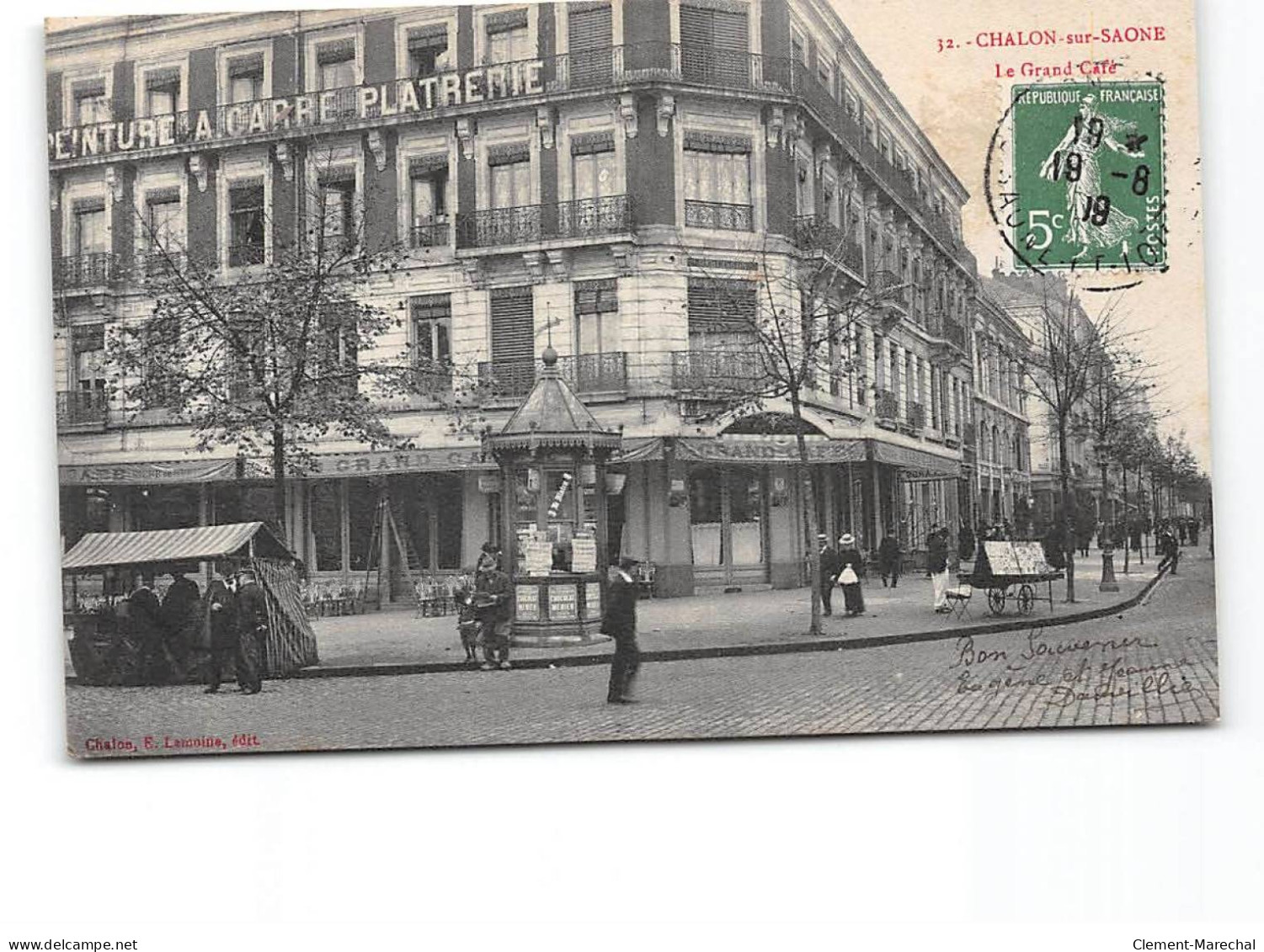 CHALON SUR SAONE - Le Grand Café - Très Bon état - Chalon Sur Saone