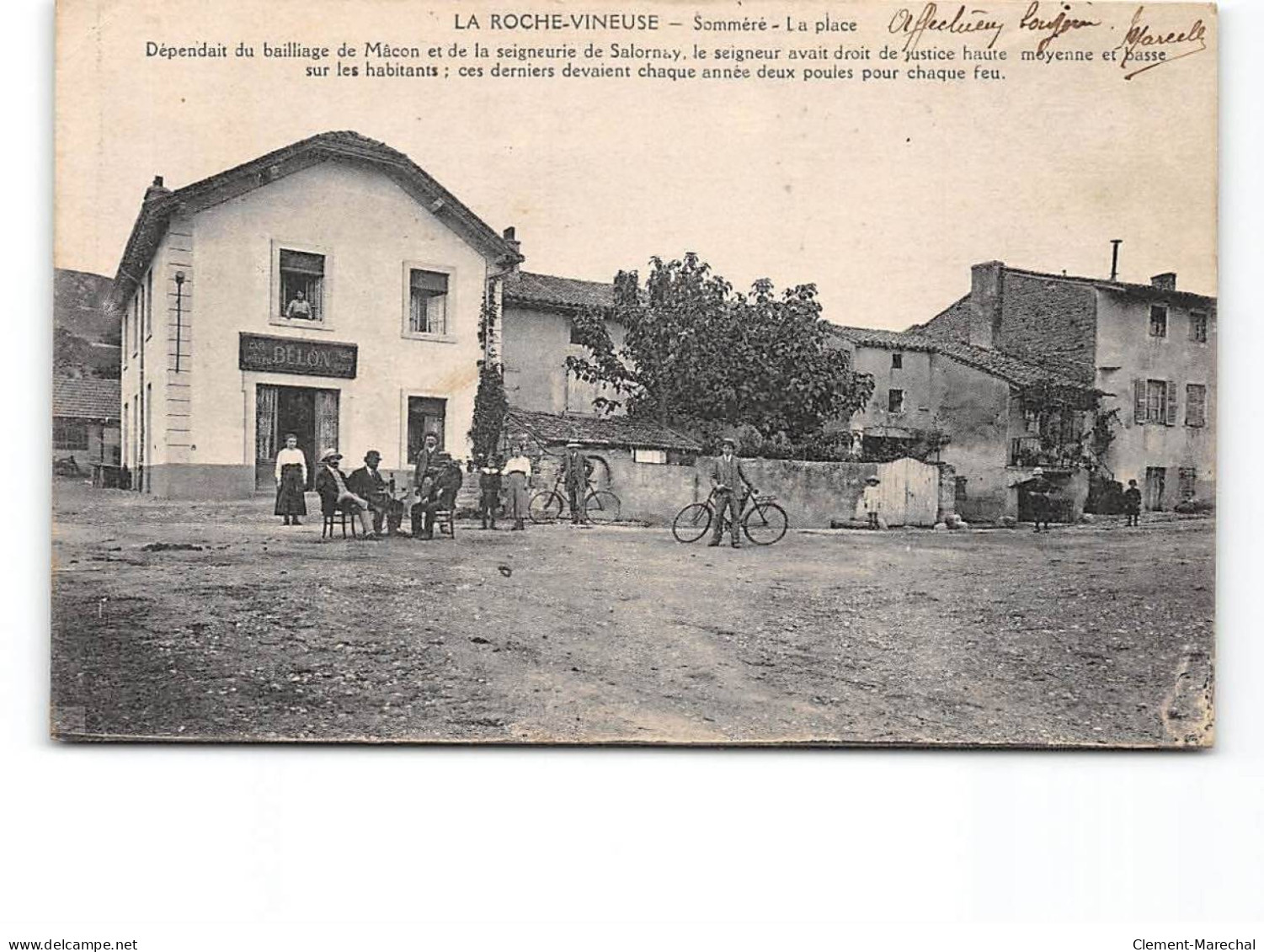 LA ROCHE VINEUSE - Somméré - La Place - Très Bon état - Sonstige & Ohne Zuordnung