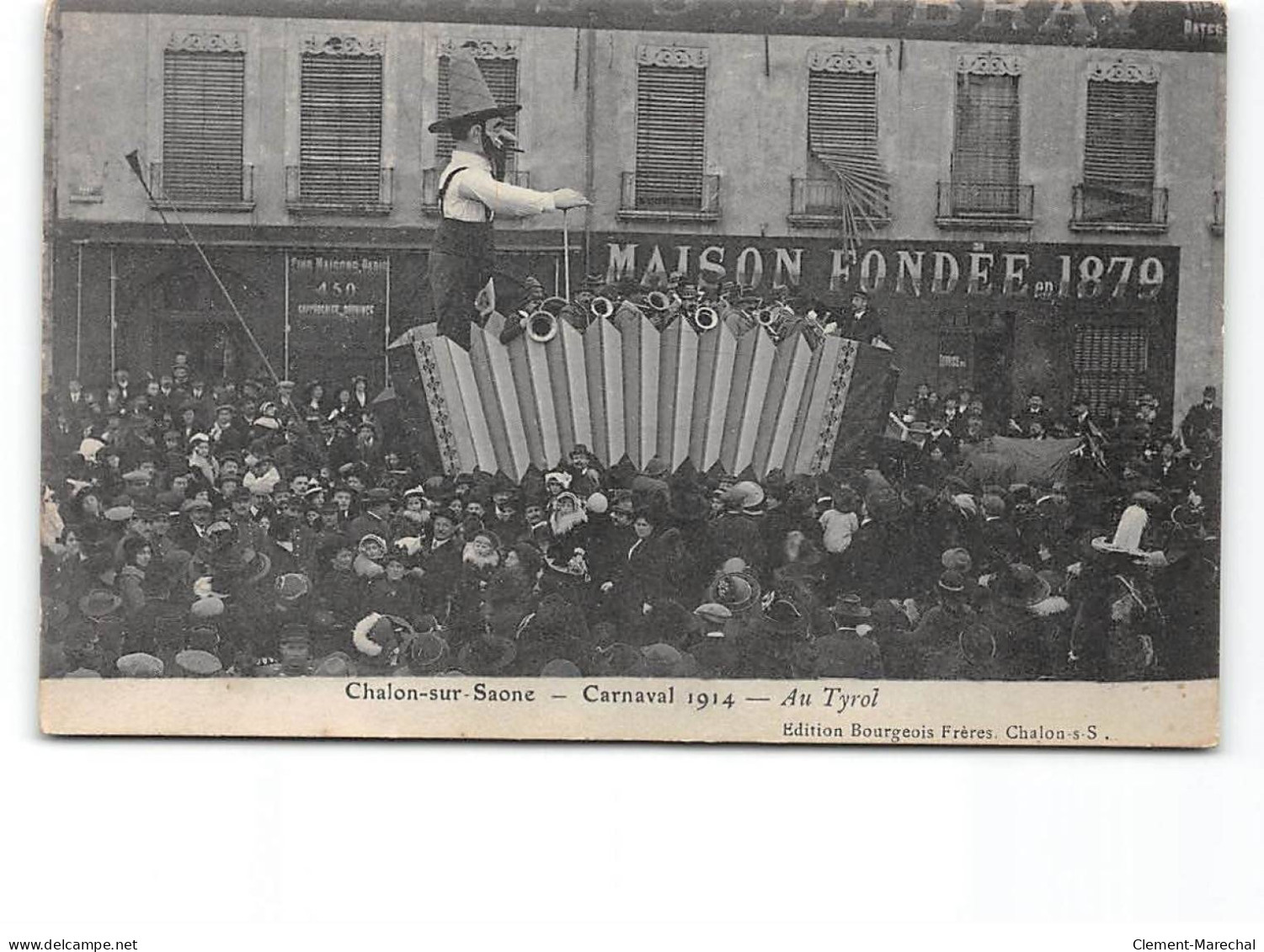 CHALON SUR SAONE - Carnaval 1914 - Au Tyrol - Très Bon état - Chalon Sur Saone