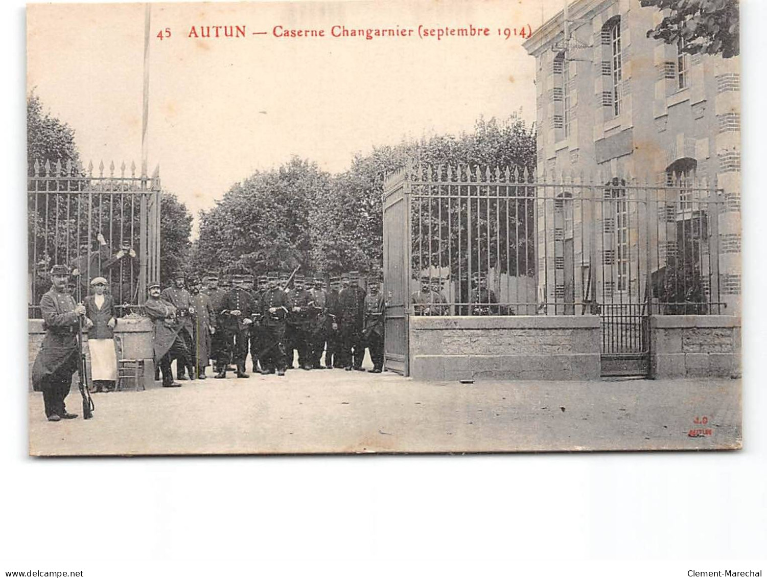 AUTUN - Caserne Changarnier - Septembre 1914 - Très Bon état - Autun