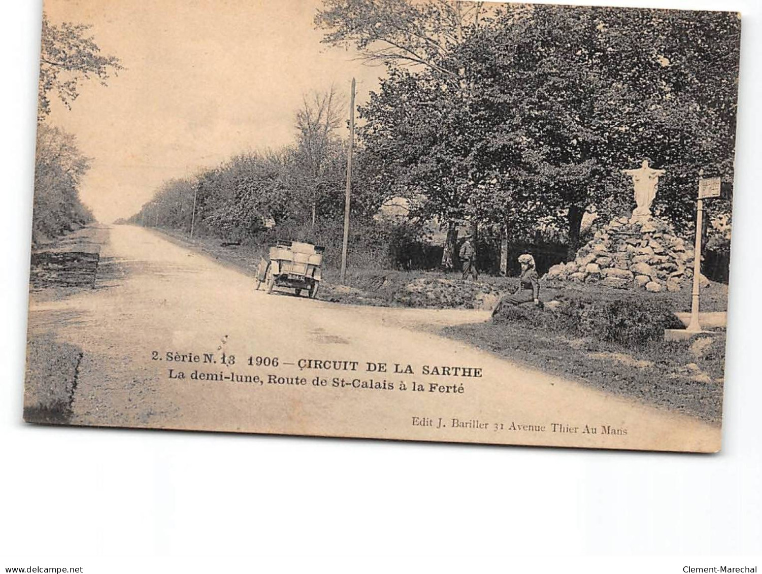 Circuit De La Sarthe - La Deim Lune, Route De Saint Calais à La Ferté - Très Bon état - Other & Unclassified