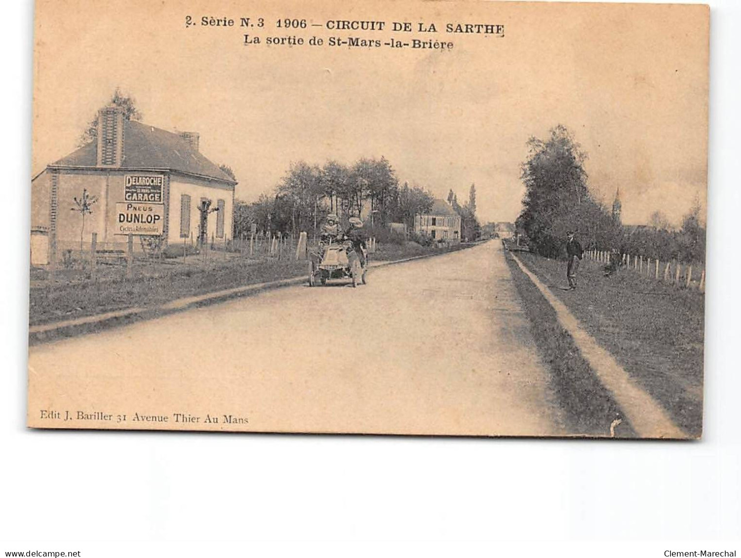 Circuit De La Sarthe - La Sortie De SAINT MARS LA BRIERE - Très Bon état - Other & Unclassified