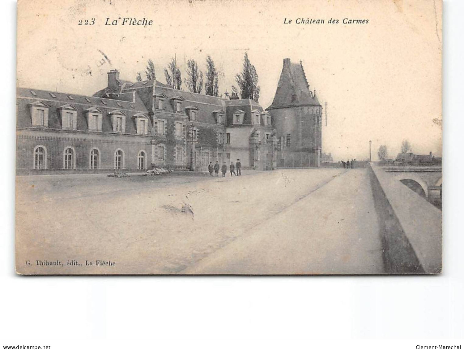 LA FLECHE - Le Château Des Carmes - état - La Fleche