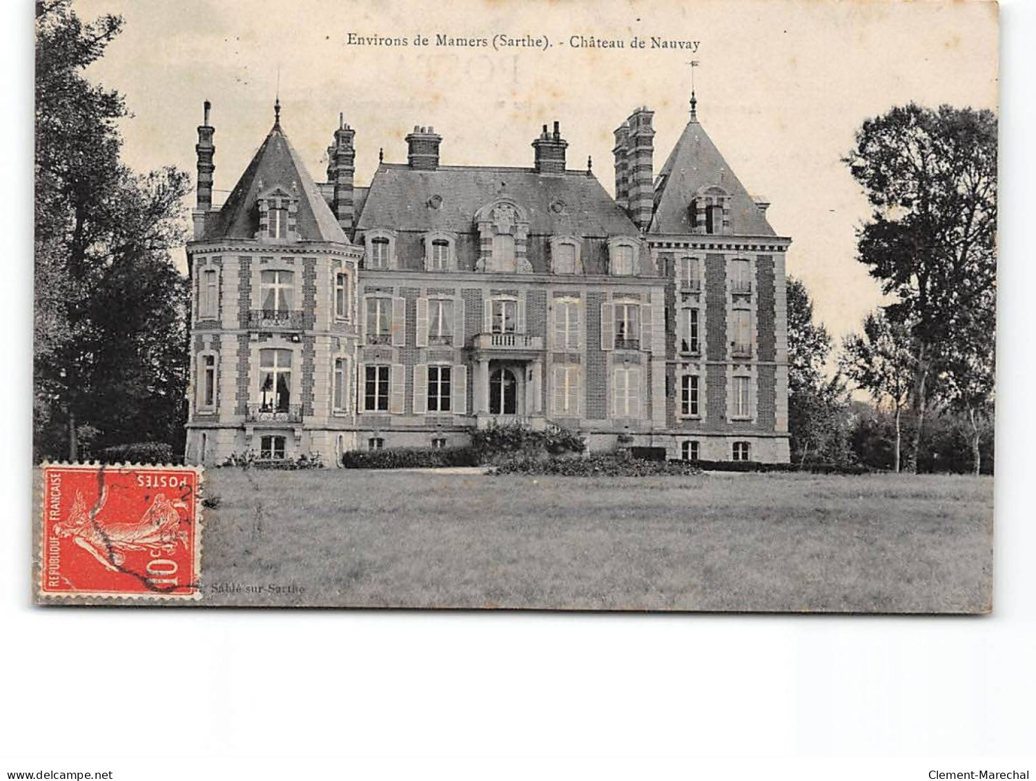 Environs De MAMERS - Château De NAUVAY - Très Bon état - Other & Unclassified